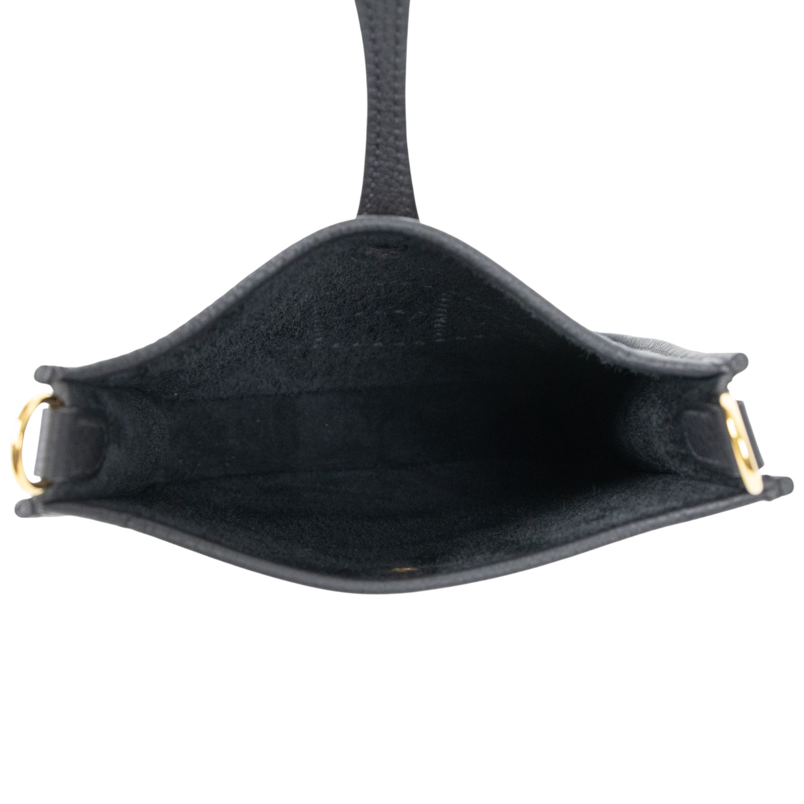 愛馬仕 Hermes Evelyne Bag Mini 伊芙琳包 Evelyne 16 黑色 金色五金 H069426CC89 /D MM 010 AW  防塵袋