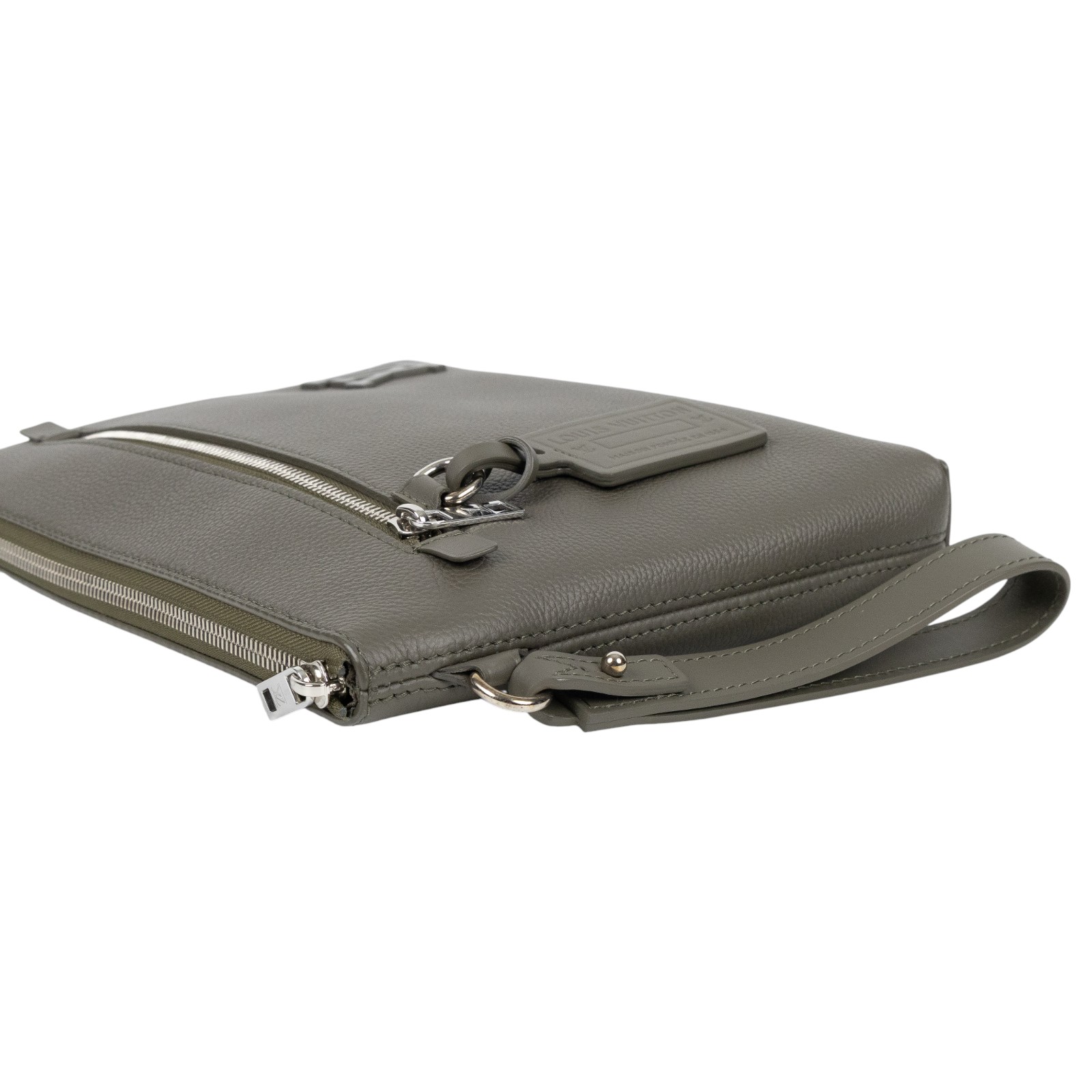 路易威登 LOUIS VUITTON Takeoff 隨身包 手拿包 小牛皮 M69837 晶片款 墨綠TAKEOFF 手拿包 防塵袋