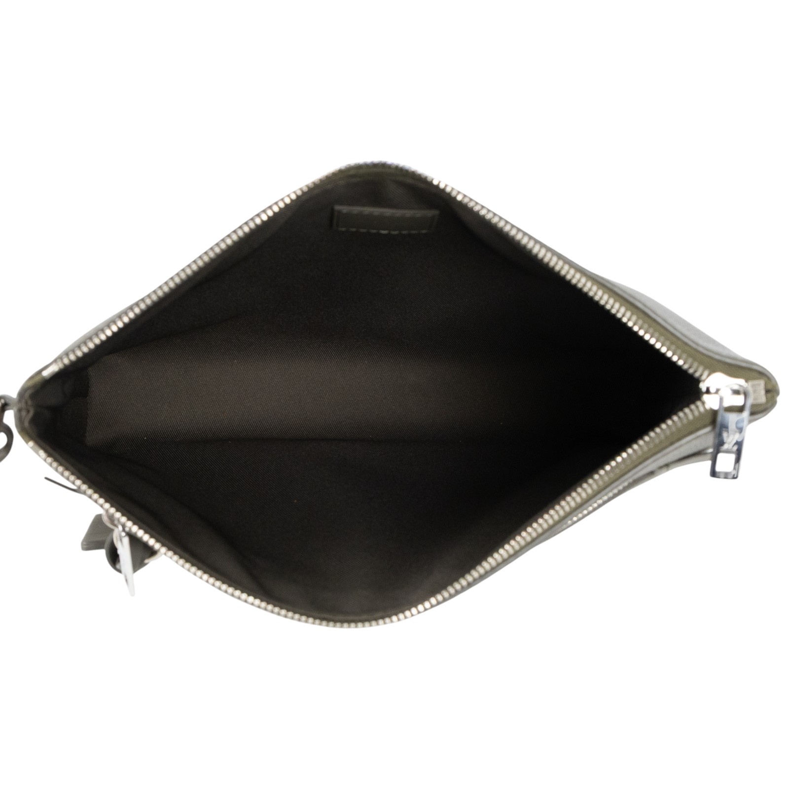 路易威登 LOUIS VUITTON Takeoff 隨身包 手拿包 小牛皮 M69837 晶片款 墨綠TAKEOFF 手拿包 防塵袋