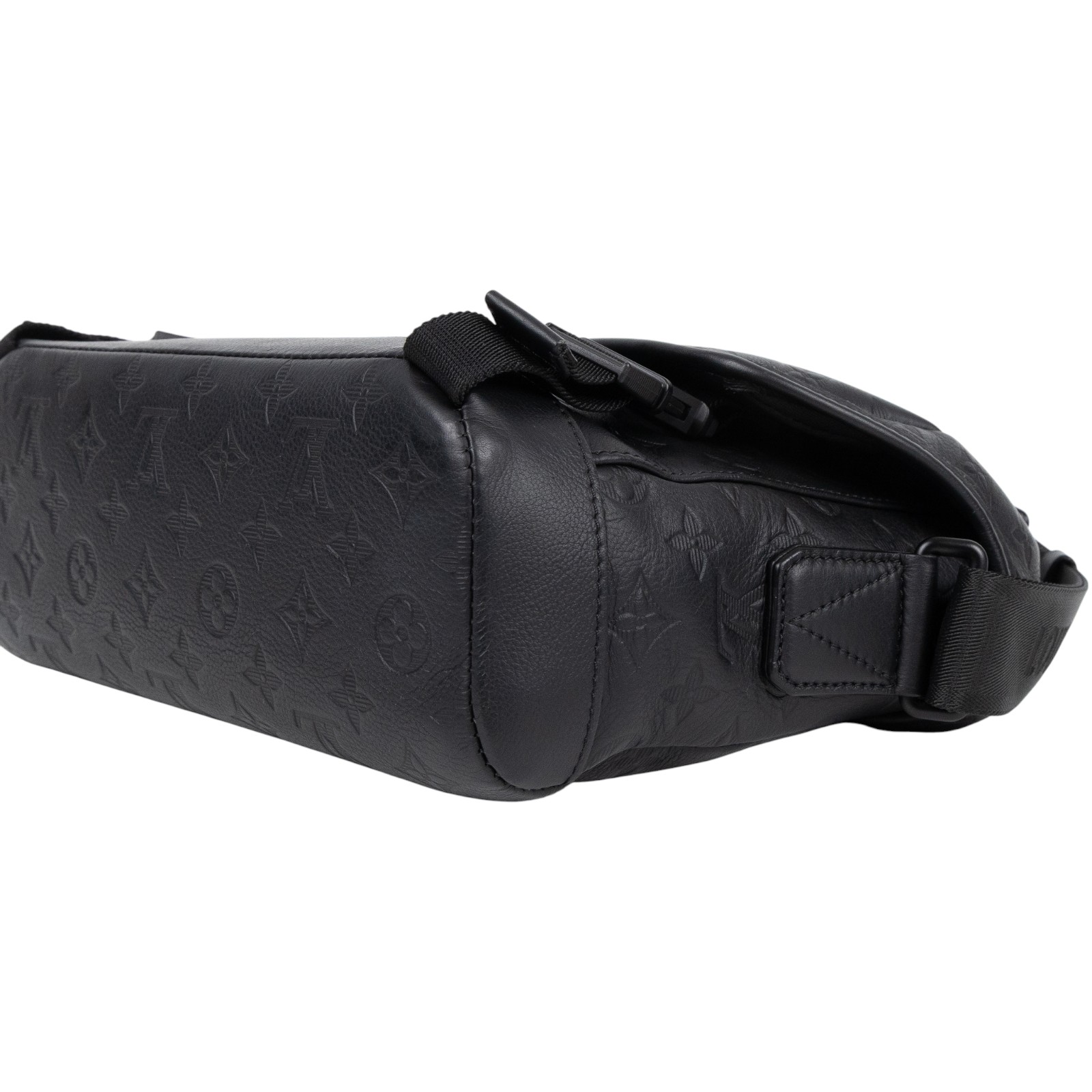 路易威登 LOUIS VUITTON Messenger Voyager PM 肩背 郵差包 黑色 M25121 晶片款  無附屬品