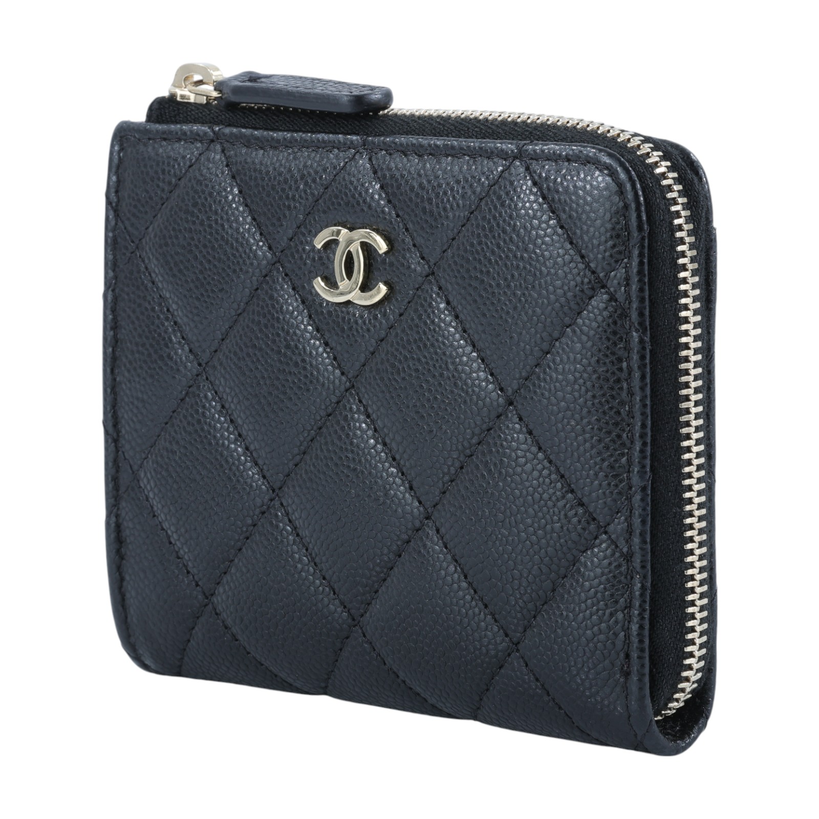 香奈兒 CHANEL CC LOGO 零錢包 卡片夾 AP3999 B10583 晶片款 L型黑淡金卡片零錢包 原廠盒子/防塵袋/購買證明影本