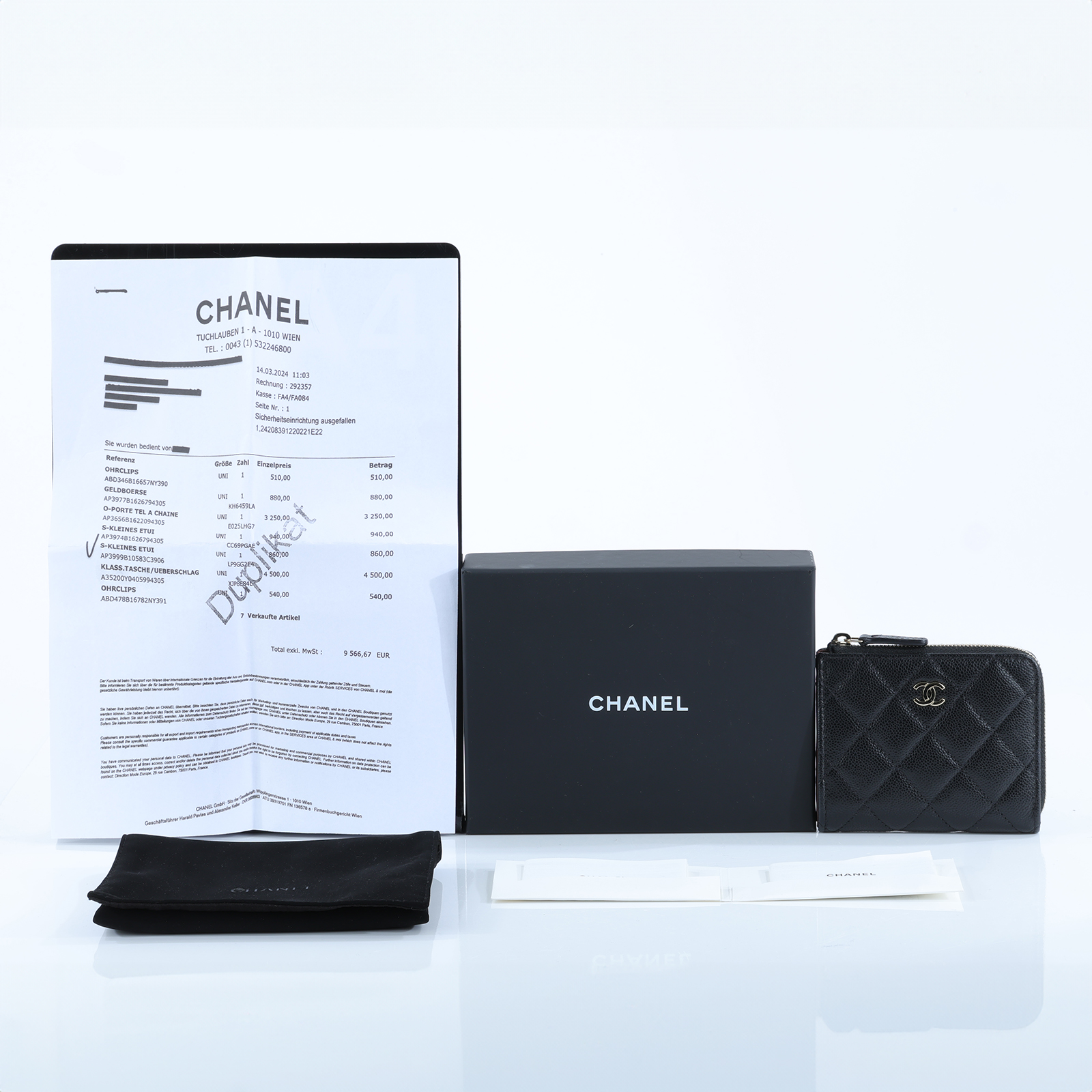 香奈兒 CHANEL CC LOGO 零錢包 卡片夾 AP3999 B10583 晶片款 L型黑淡金卡片零錢包 原廠盒子/防塵袋/購買證明影本