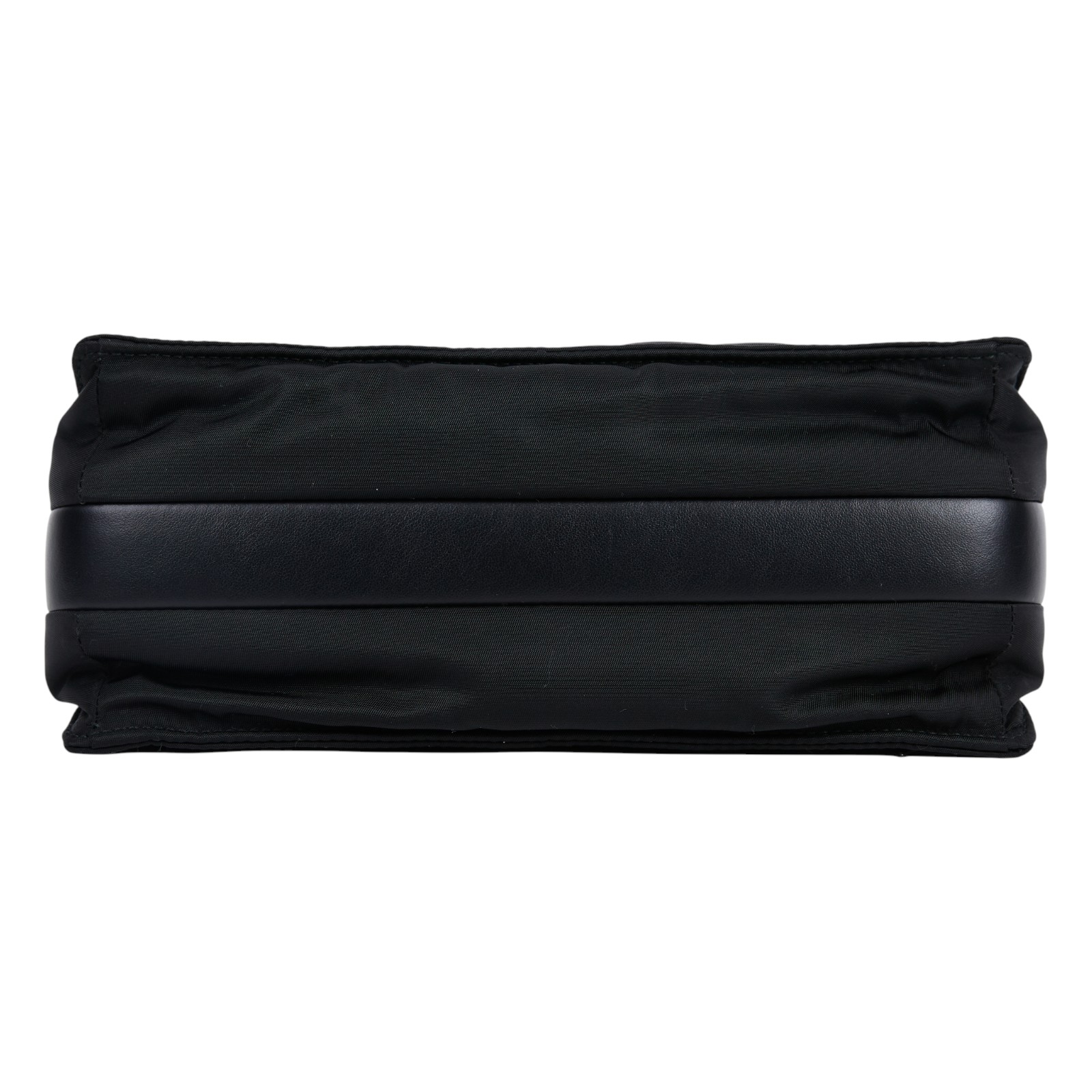 普拉達 PRADA Re-Nylon 小號 夾棉 肩背袋 1BD313_RDLN 黑尼龍郵差方包 防塵袋