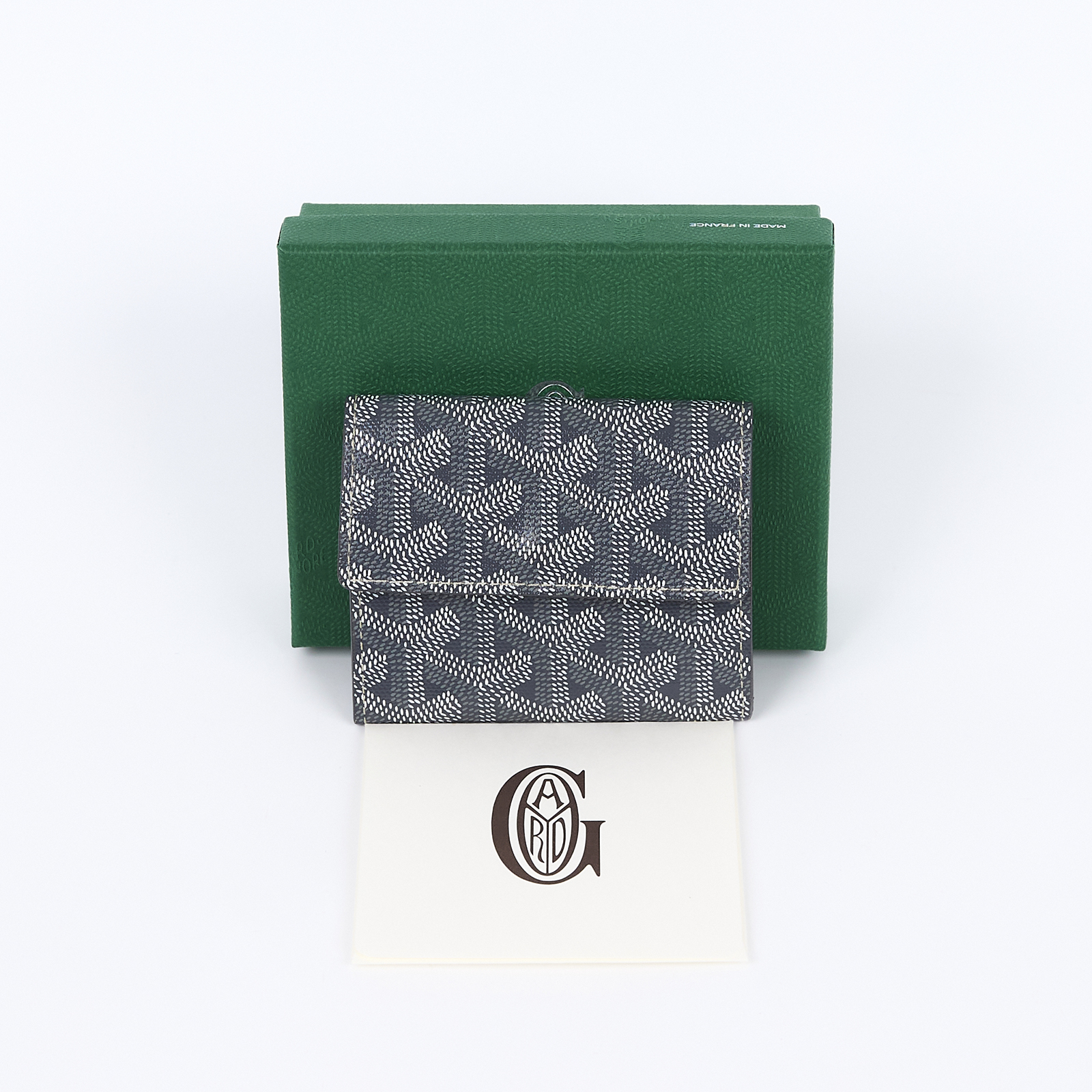 高雅德 GOYARD Marigny Wallet 零錢包 MARIGNPMLTY 灰MARIGNY小零錢包 原廠盒子