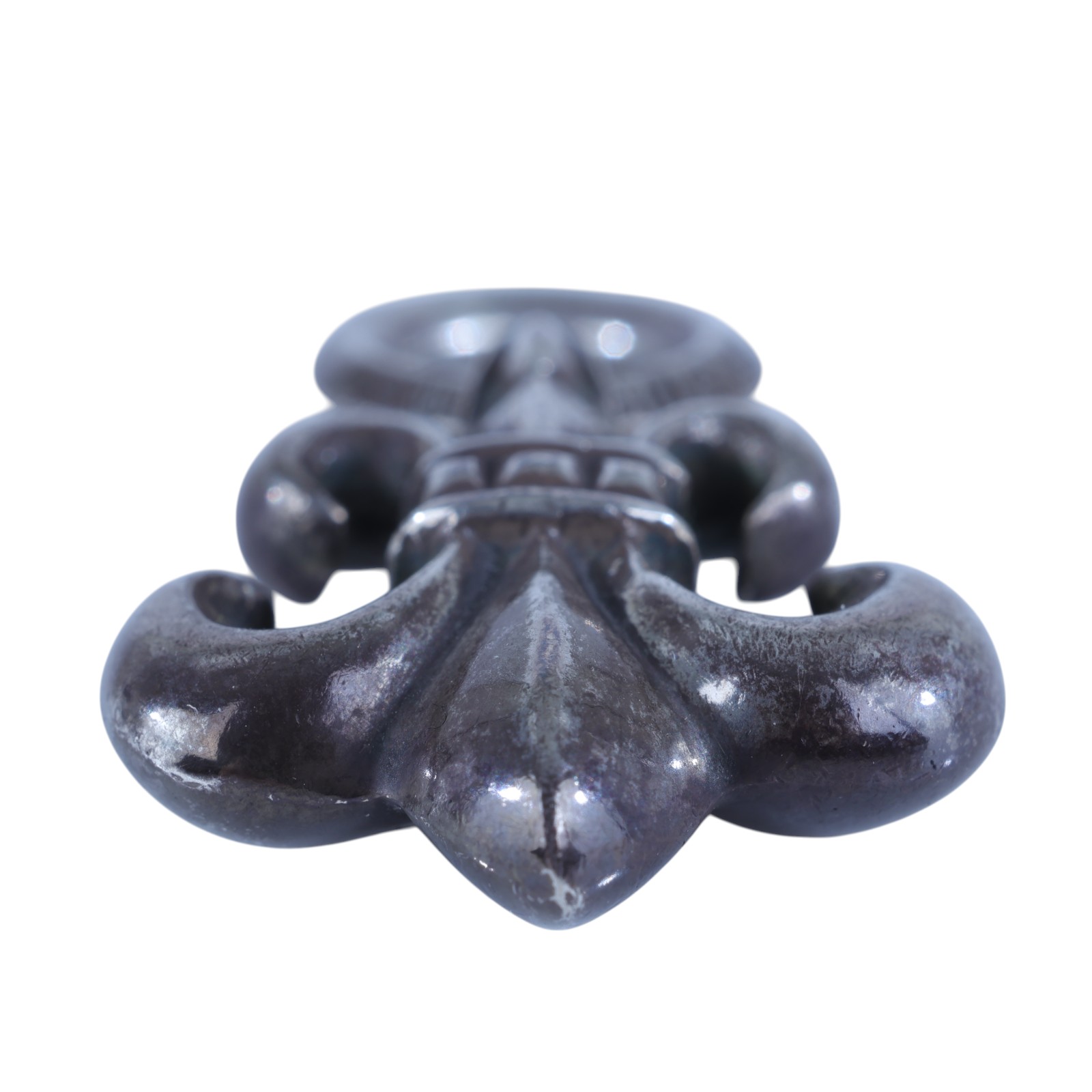 克羅心 CHROME HEARTS CHARM BS FLEUR 鳶尾花吊墜  鳶尾花吊墜 防塵袋/購買證明影本