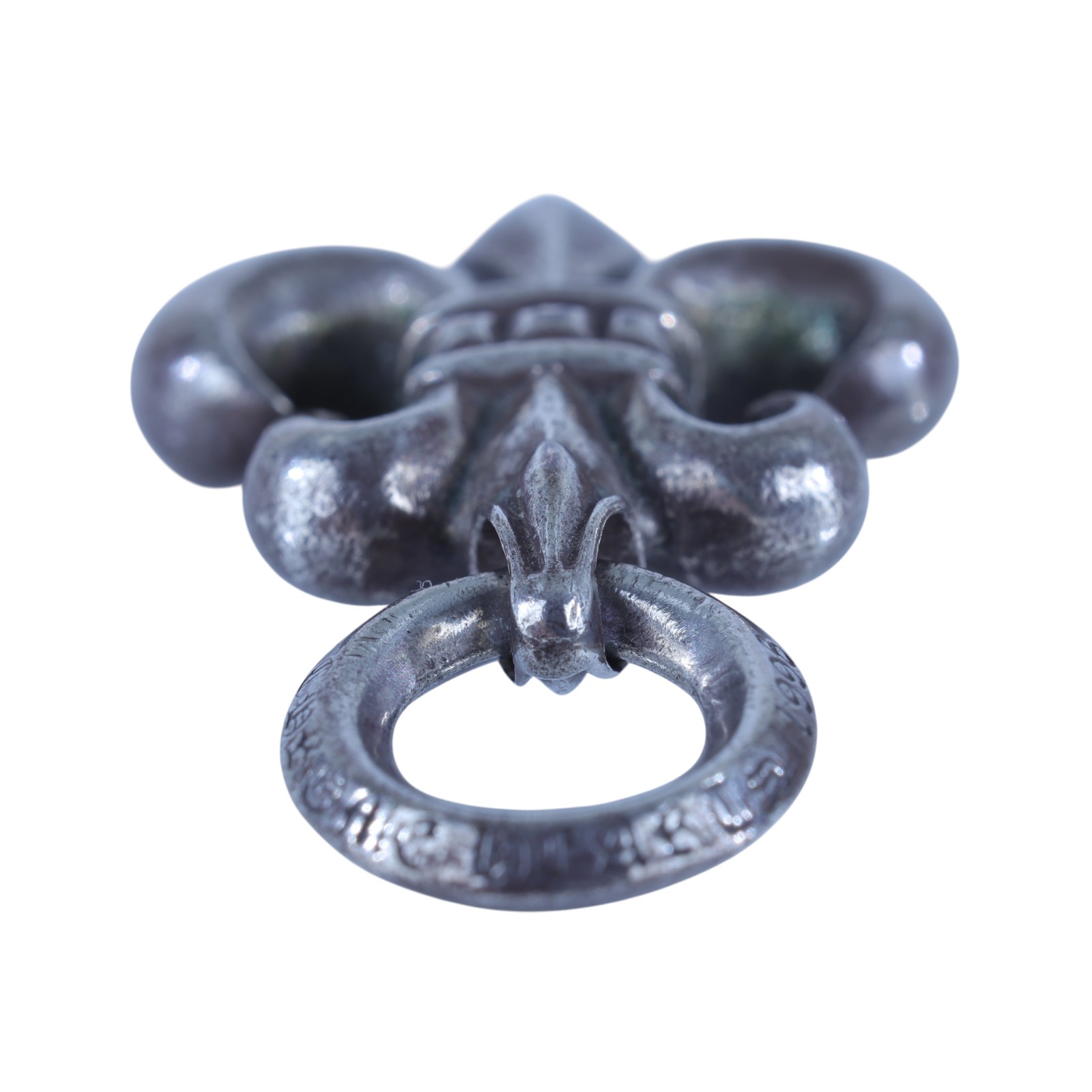 克羅心 CHROME HEARTS CHARM BS FLEUR 鳶尾花吊墜  鳶尾花吊墜 防塵袋/購買證明影本