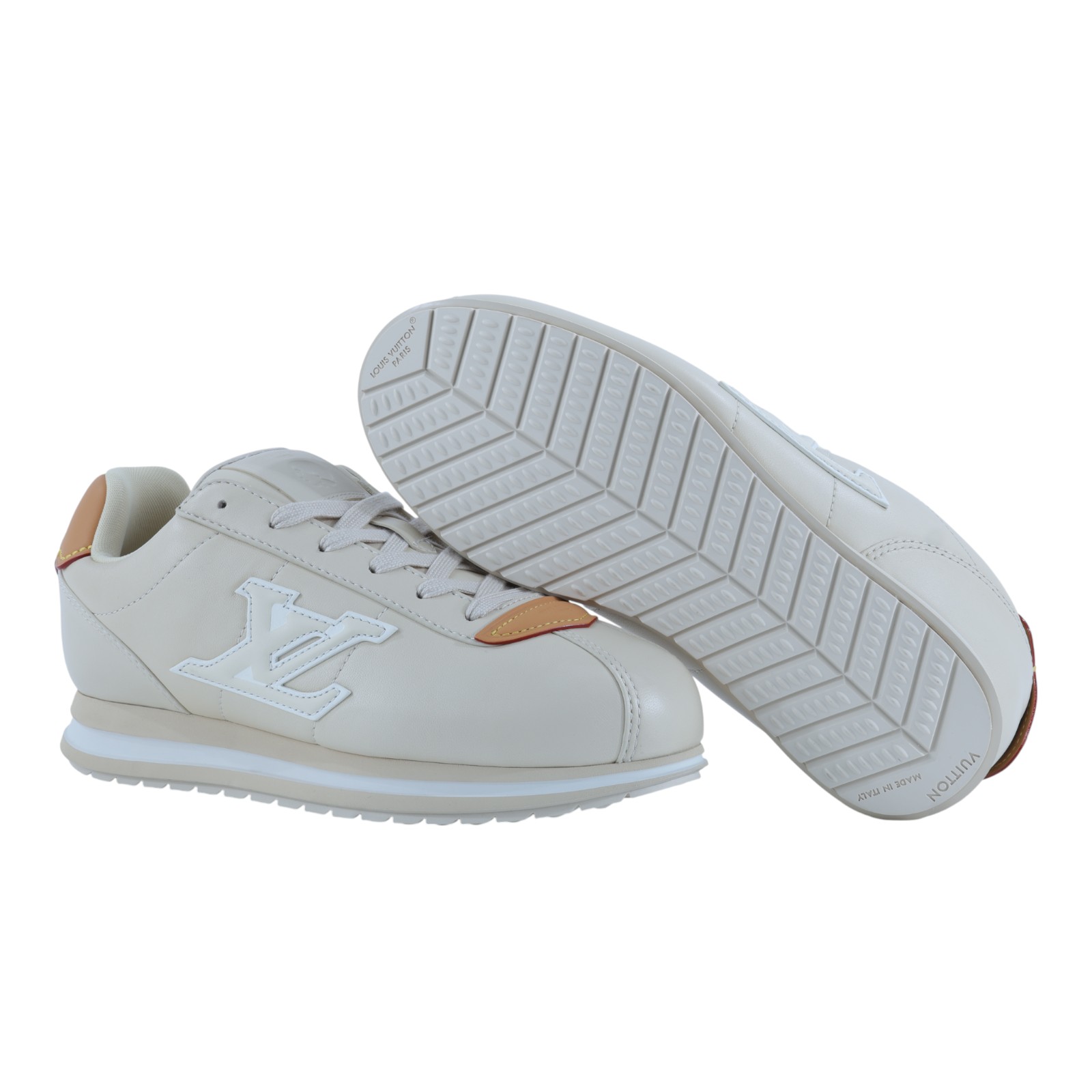 路易威登 LOUIS VUITTON BUTTERSOFT 運動鞋 1AIKF4 米色BUTTERSOFT運動鞋#8 無附屬品