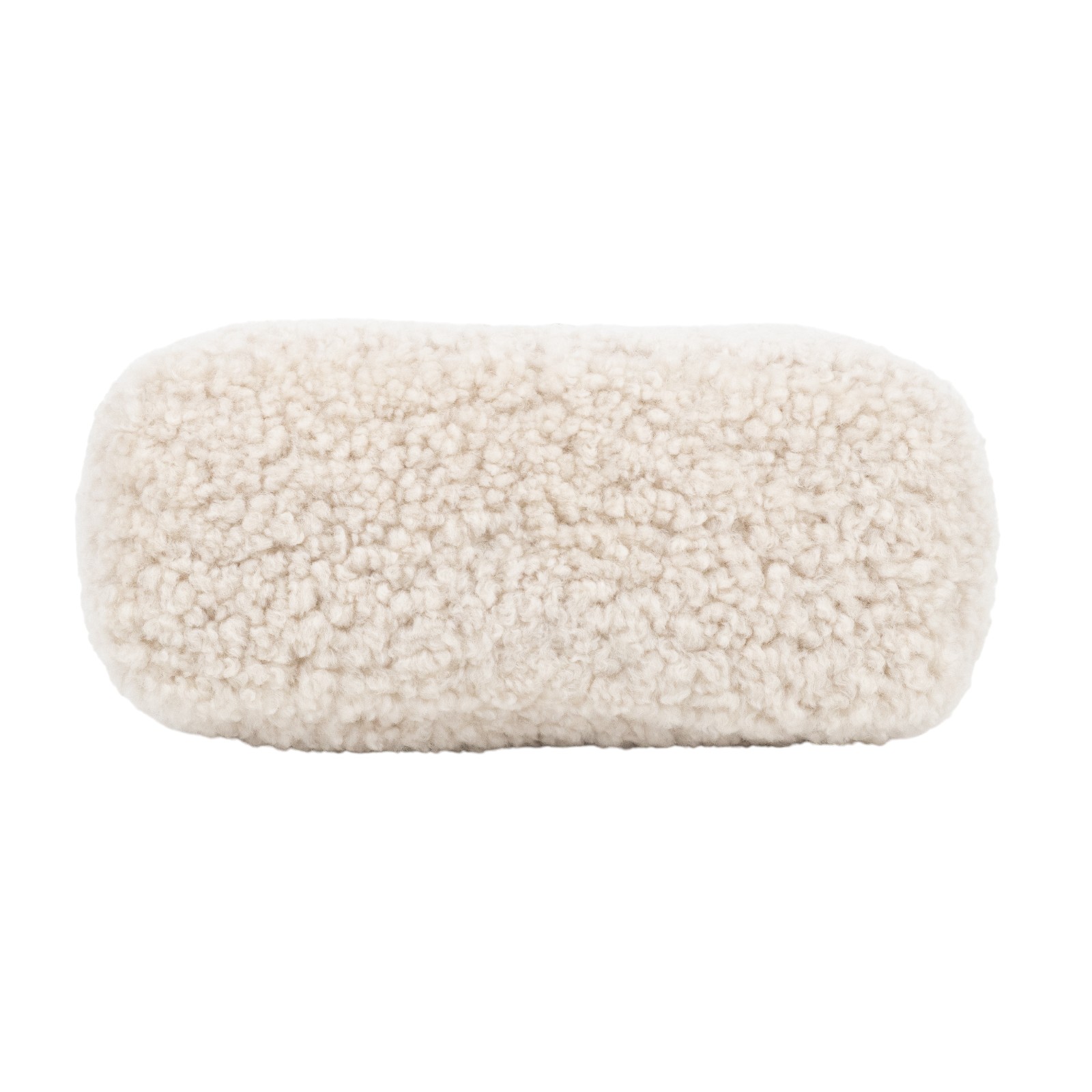 繆繆 MIU MIU 皮革細節綴飾 羊毛 肩背袋 5BH226_2F7T 白羊毛MONTONE 2WAY化妝盒 原廠盒子/防塵袋2/背帶/購買證明正本