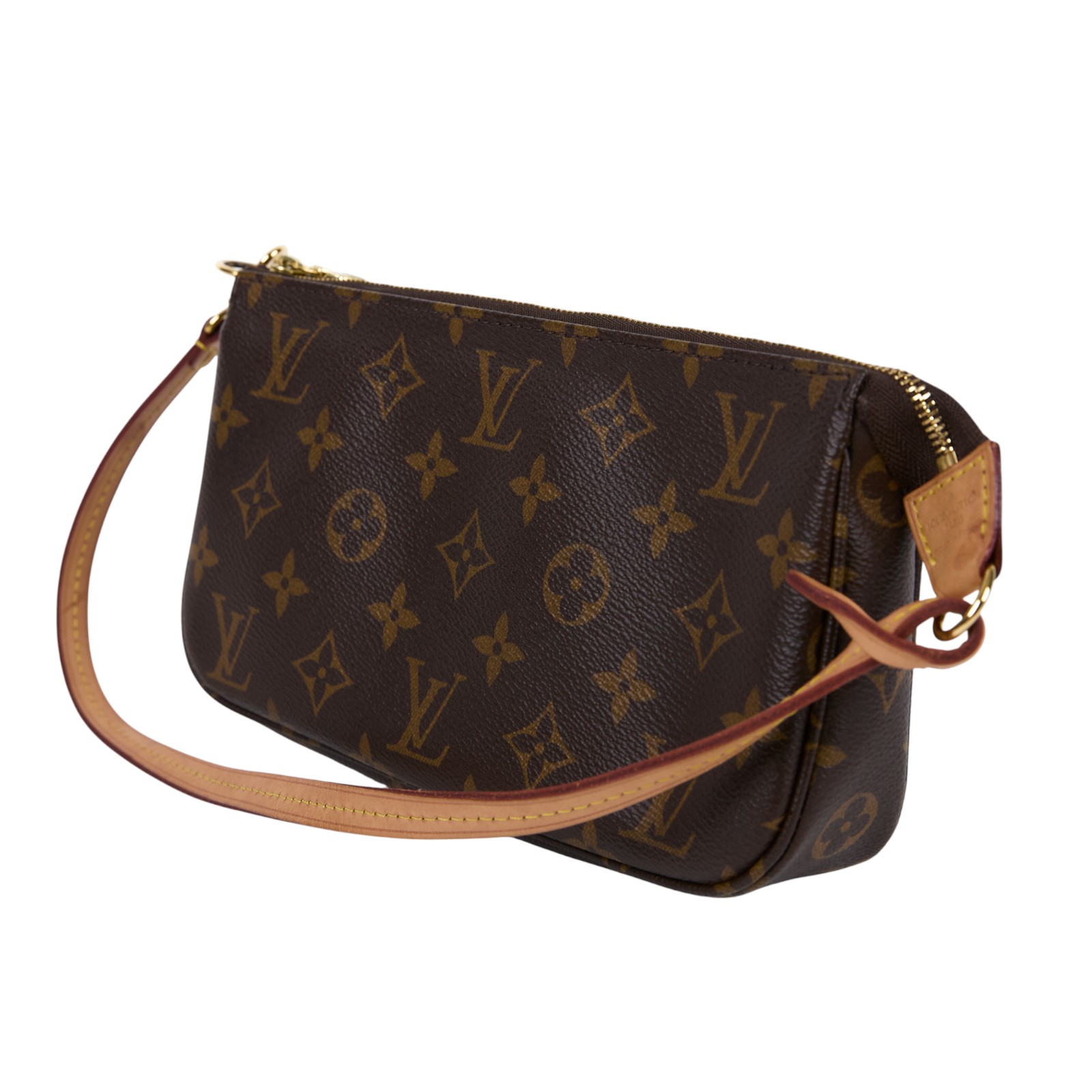 路易威登 LOUIS VUITTON Monogram 經典帆布 手提 麻將包 M40712 原花麻將包 背帶1/防塵袋