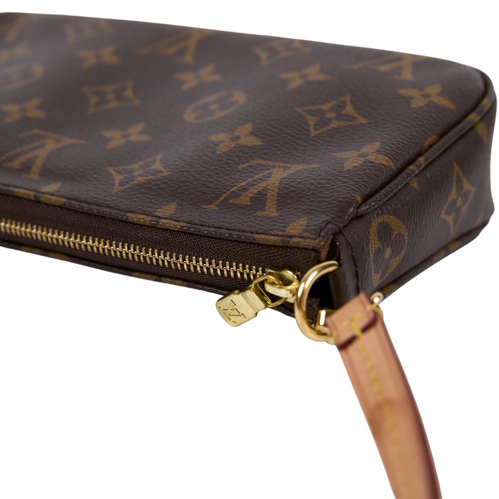 路易威登 LOUIS VUITTON Monogram 經典帆布 手提 麻將包 M40712 原花麻將包 背帶1/防塵袋