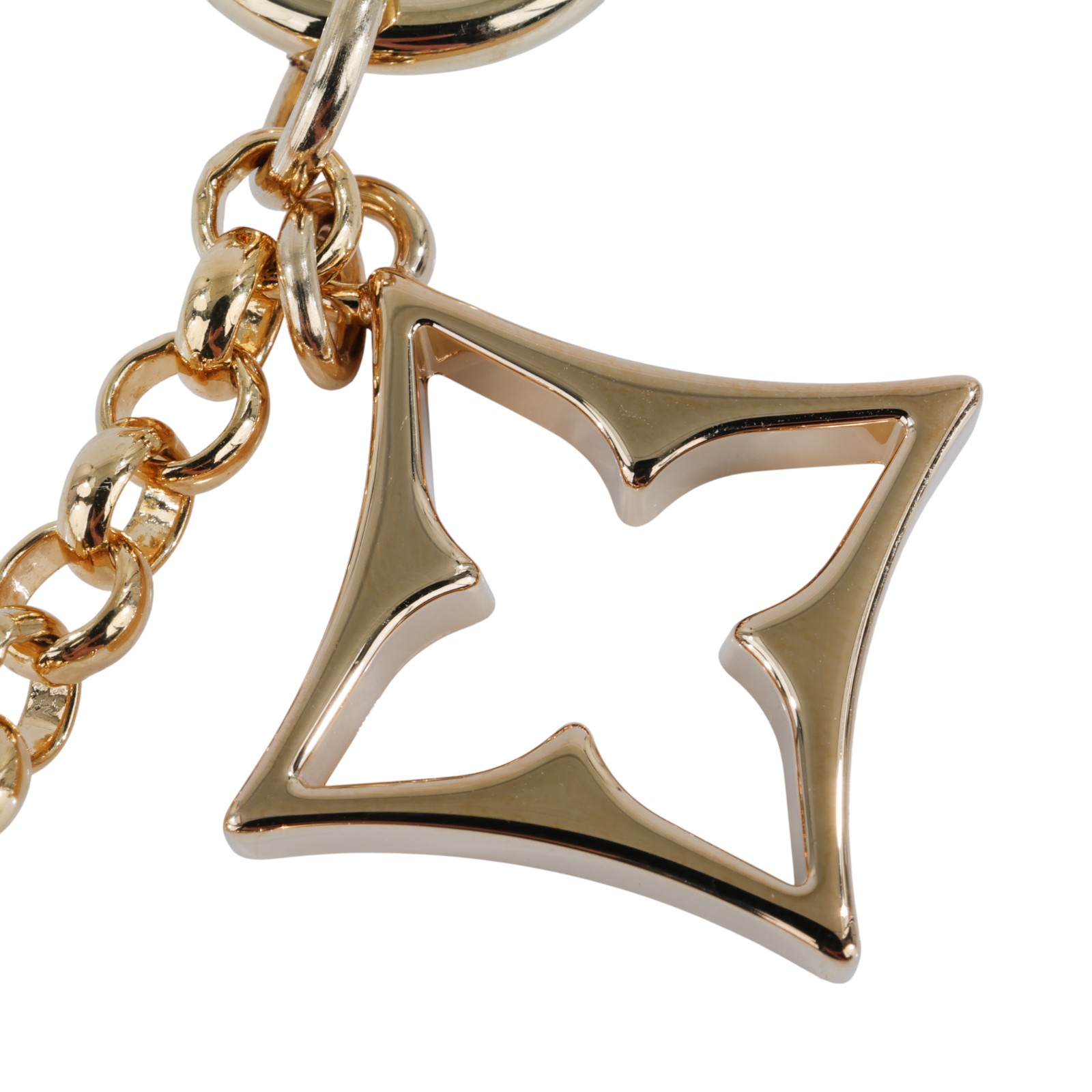 路易威登 LOUIS VUITTON Fleur de Monogram 包包鏈帶 吊飾 包掛 M01413  購買證明影本