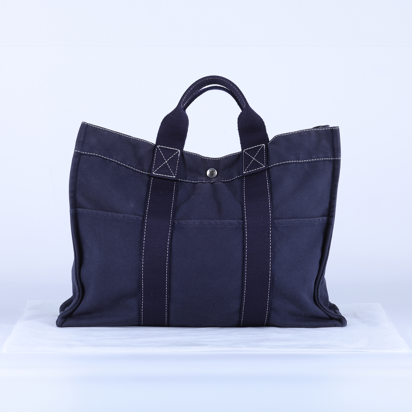 愛馬仕 Hermes Foul Tou MM 托特包 FOULTMM  藍FOUL TOU MM 無附屬品