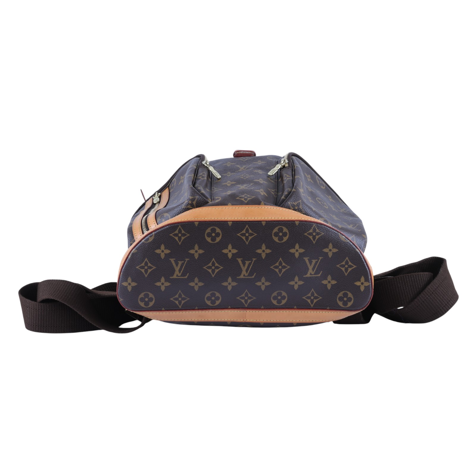 路易威登 LOUIS VUITTON Bosphore 後背包 經典帆布 M40107 原花掀蓋束口後背包 樂天購買證明