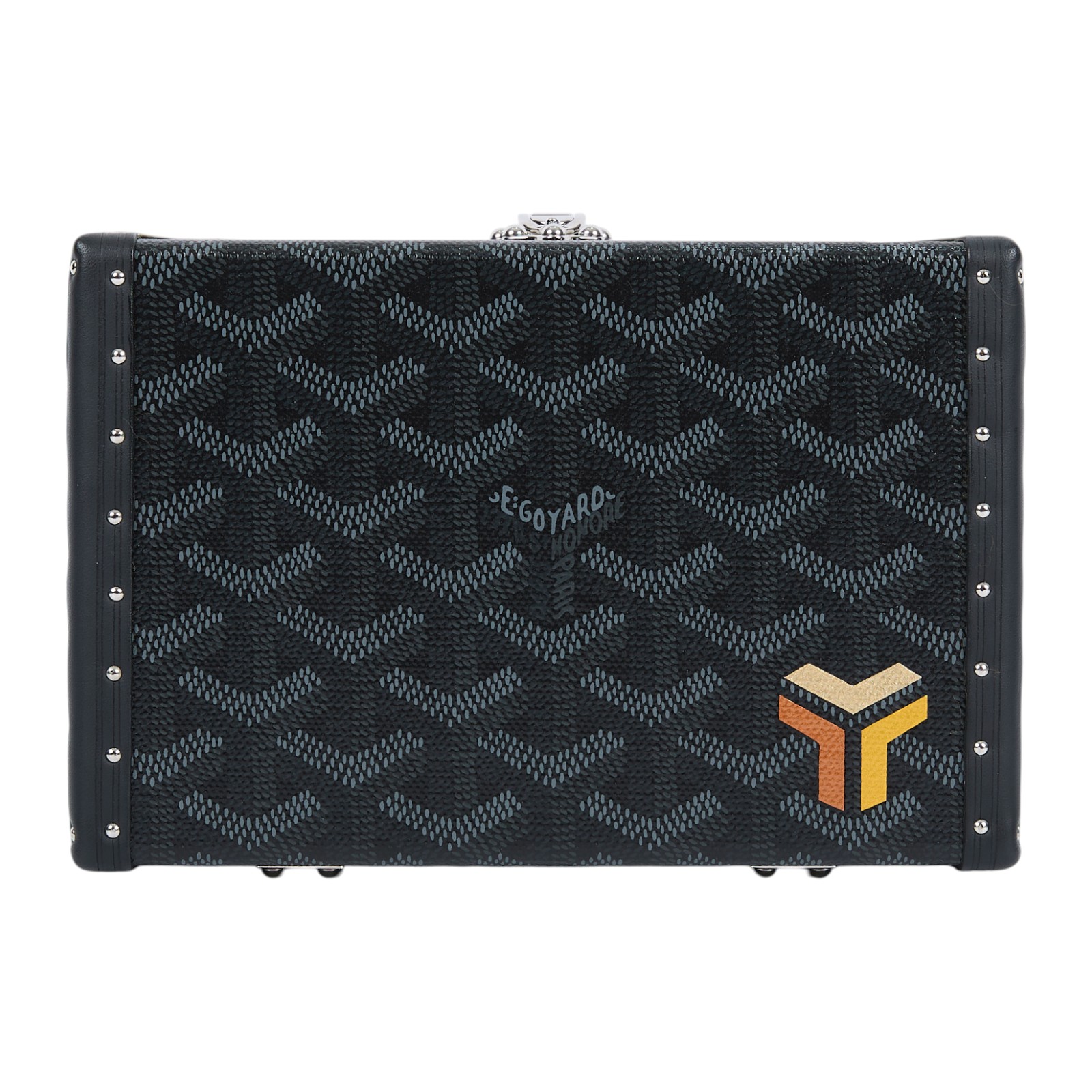 高雅德 GOYARD Minaudiere Trunk 肩背 手拿 迷你箱 MINA08PMLTY  原廠盒子/防塵袋