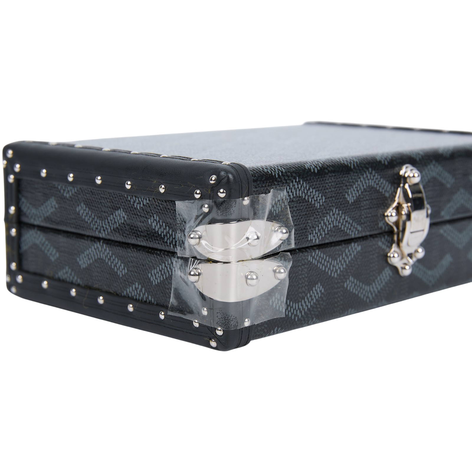 高雅德 GOYARD Minaudiere Trunk 肩背 手拿 迷你箱 MINA08PMLTY  原廠盒子/防塵袋