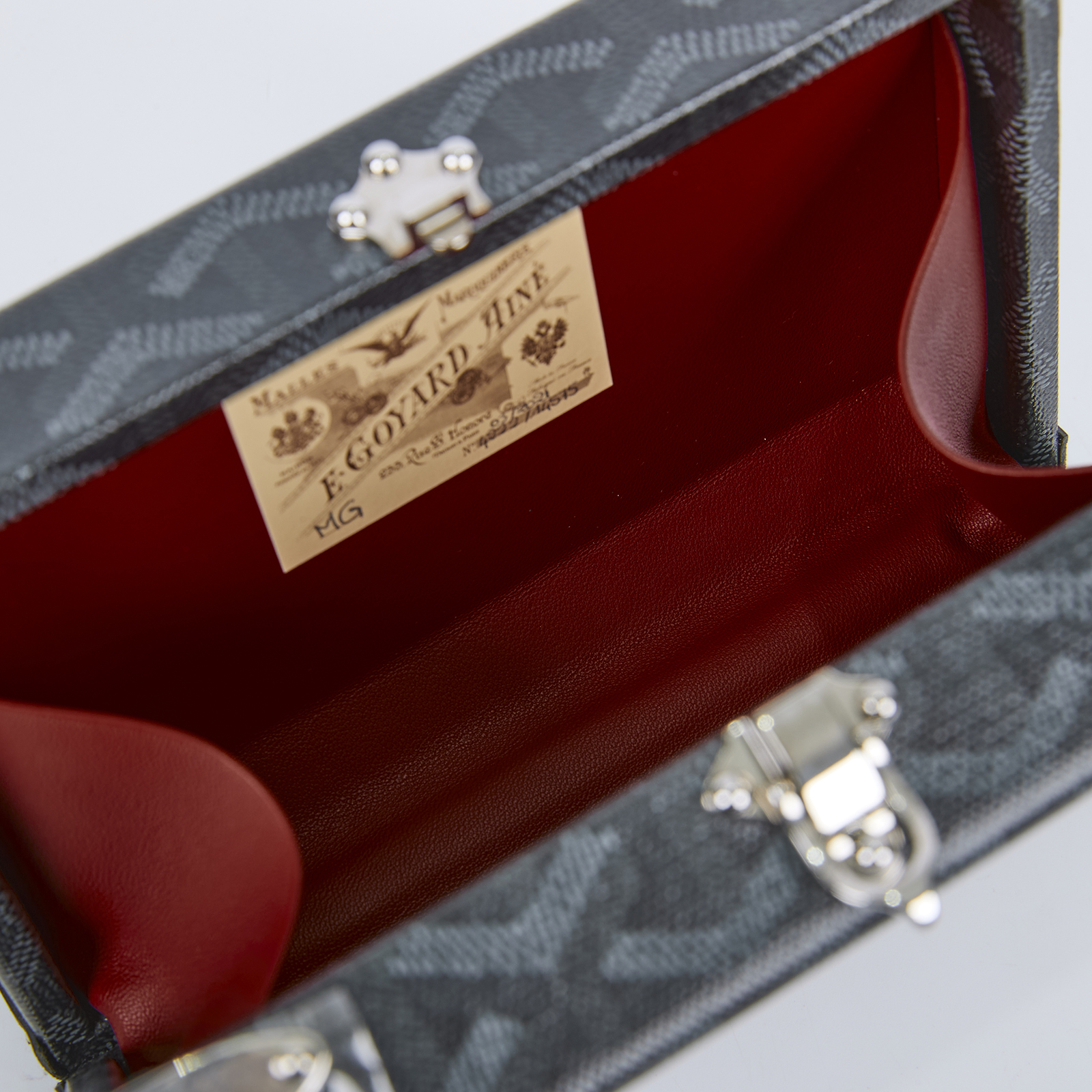 高雅德 GOYARD Minaudiere Trunk 肩背 手拿 迷你箱 MINA08PMLTY  原廠盒子/防塵袋