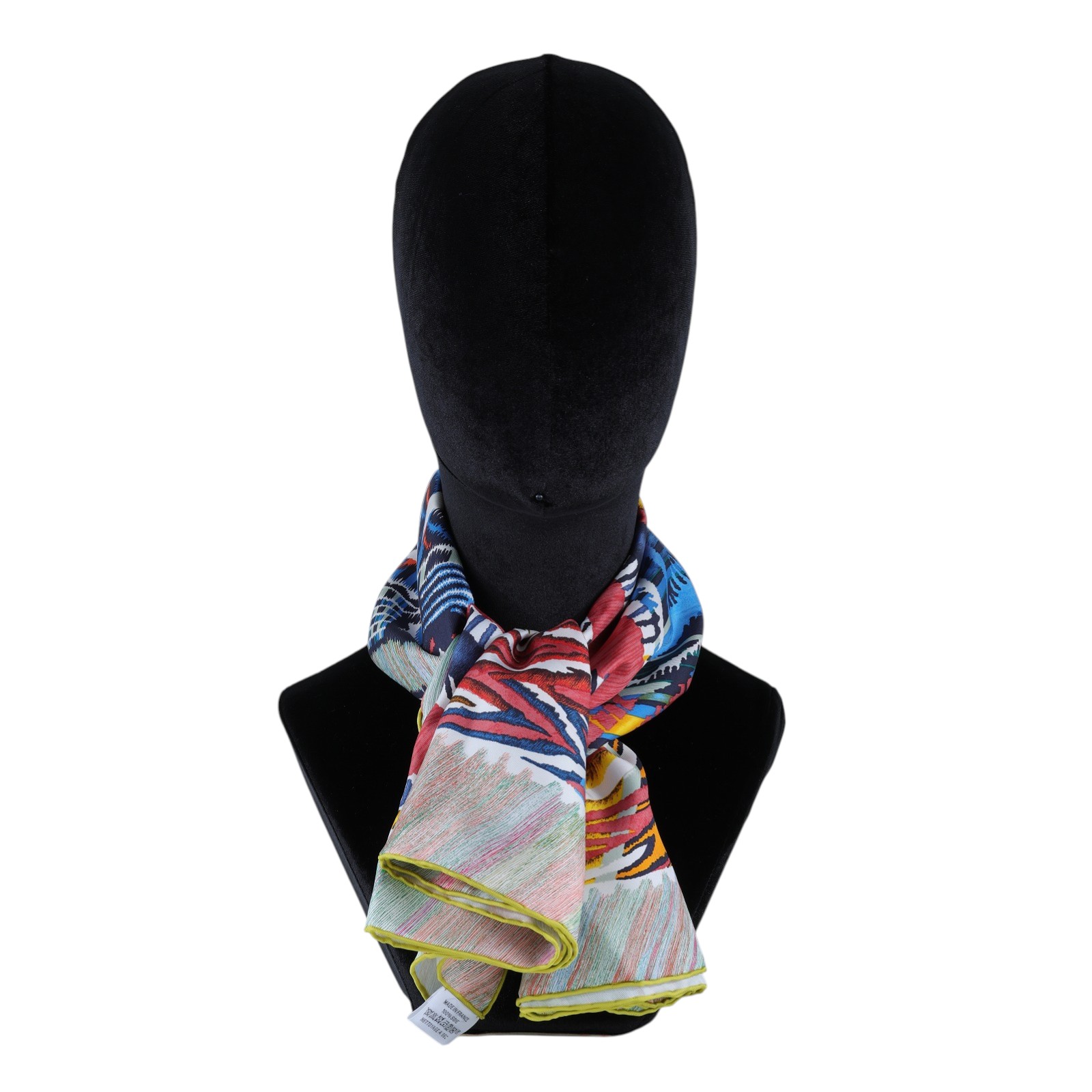 愛馬仕 Hermes LE CHAT CARRE 方巾 90 絲巾   繽紛貓咪LE CHAT CARRE方巾90X90 原廠盒子