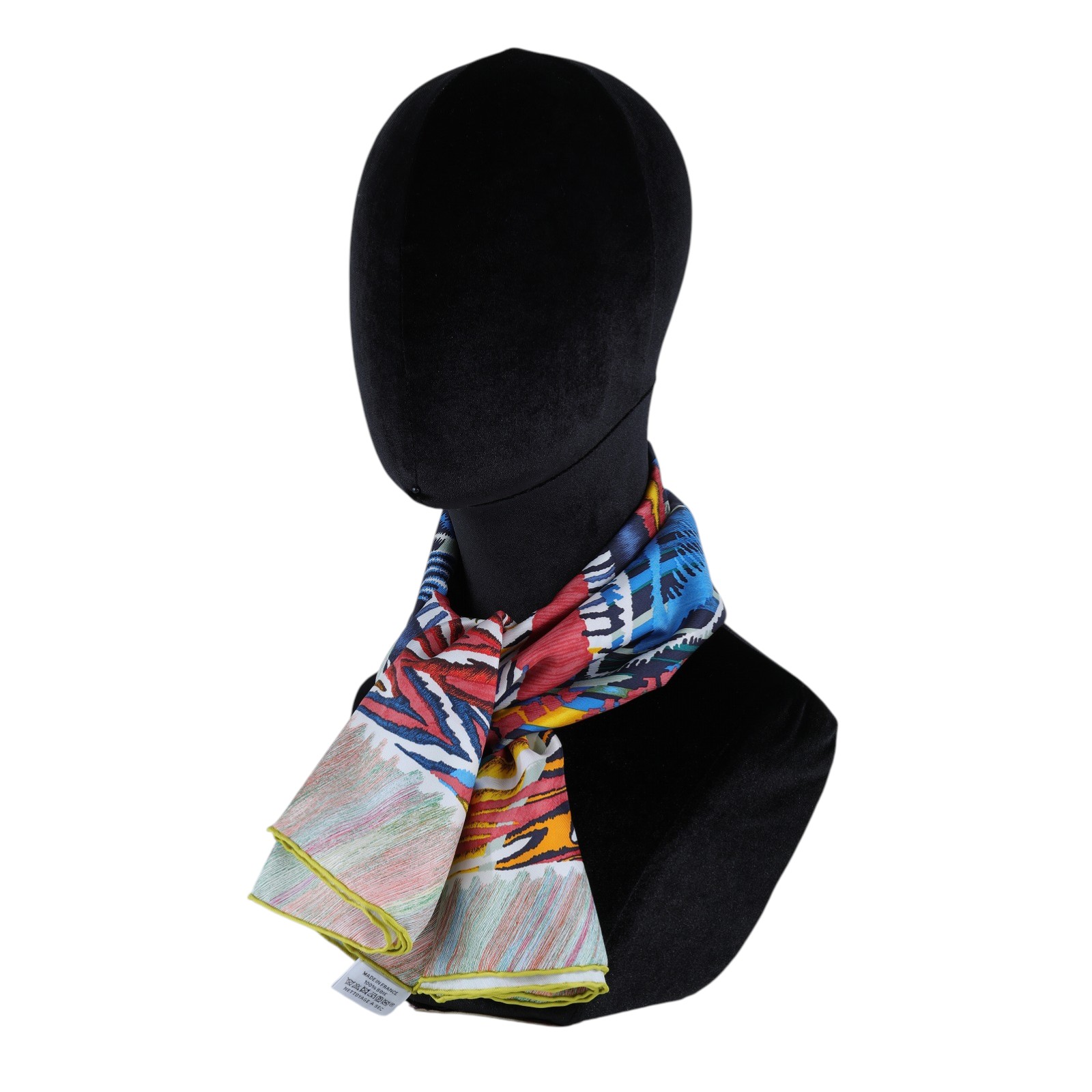 愛馬仕 Hermes LE CHAT CARRE 方巾 90 絲巾   繽紛貓咪LE CHAT CARRE方巾90X90 原廠盒子