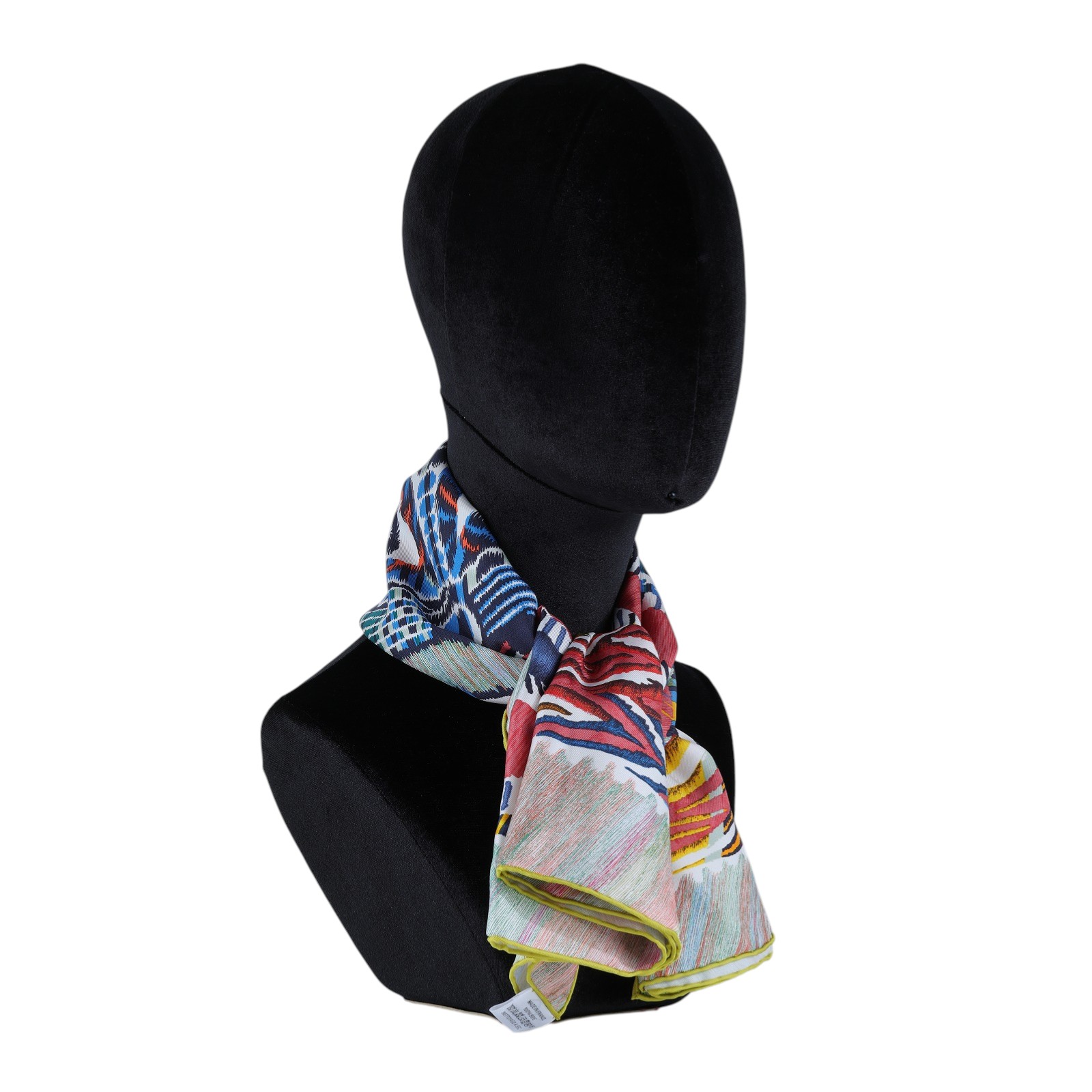 愛馬仕 Hermes LE CHAT CARRE 方巾 90 絲巾   繽紛貓咪LE CHAT CARRE方巾90X90 原廠盒子