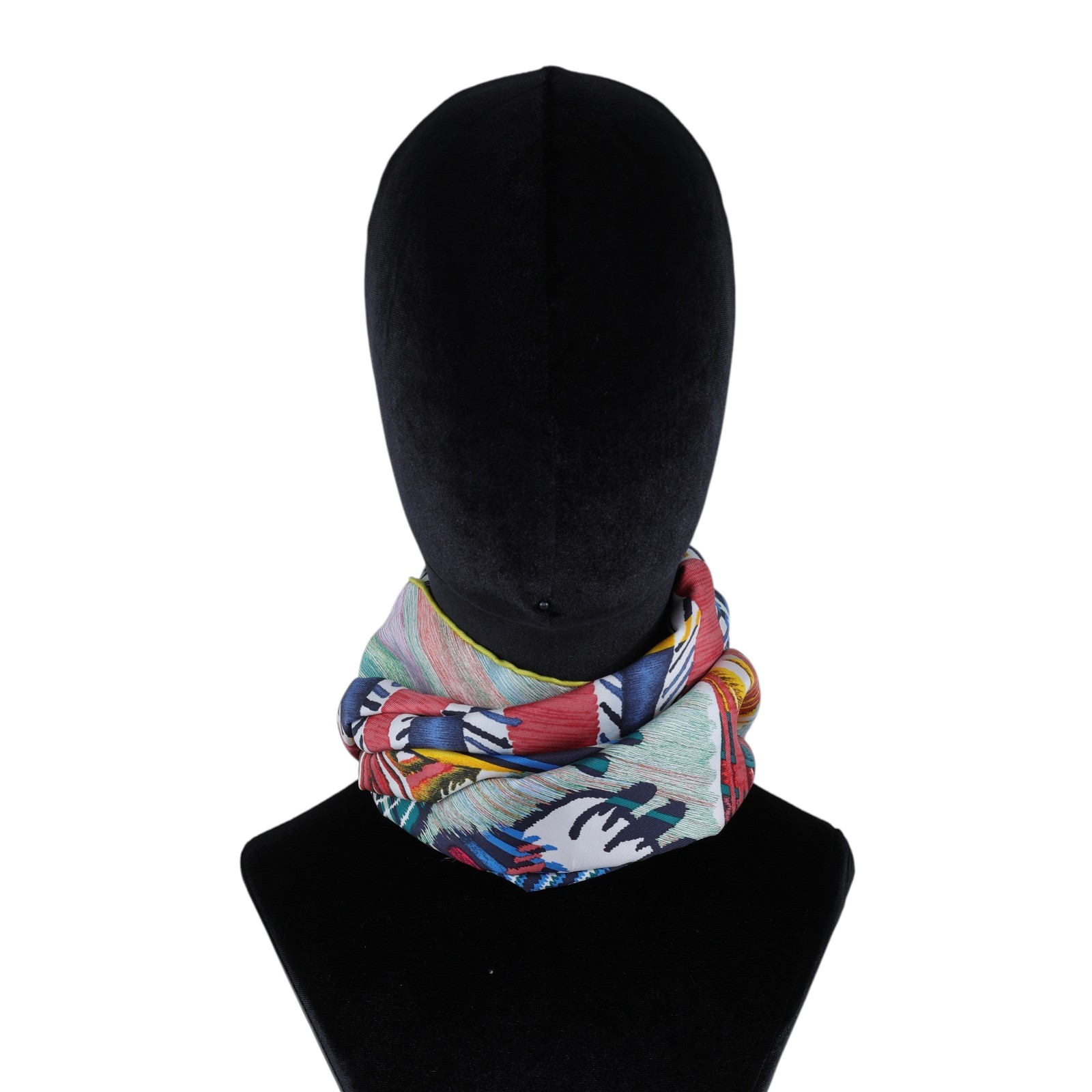 愛馬仕 Hermes LE CHAT CARRE 方巾 90 絲巾   繽紛貓咪LE CHAT CARRE方巾90X90 原廠盒子