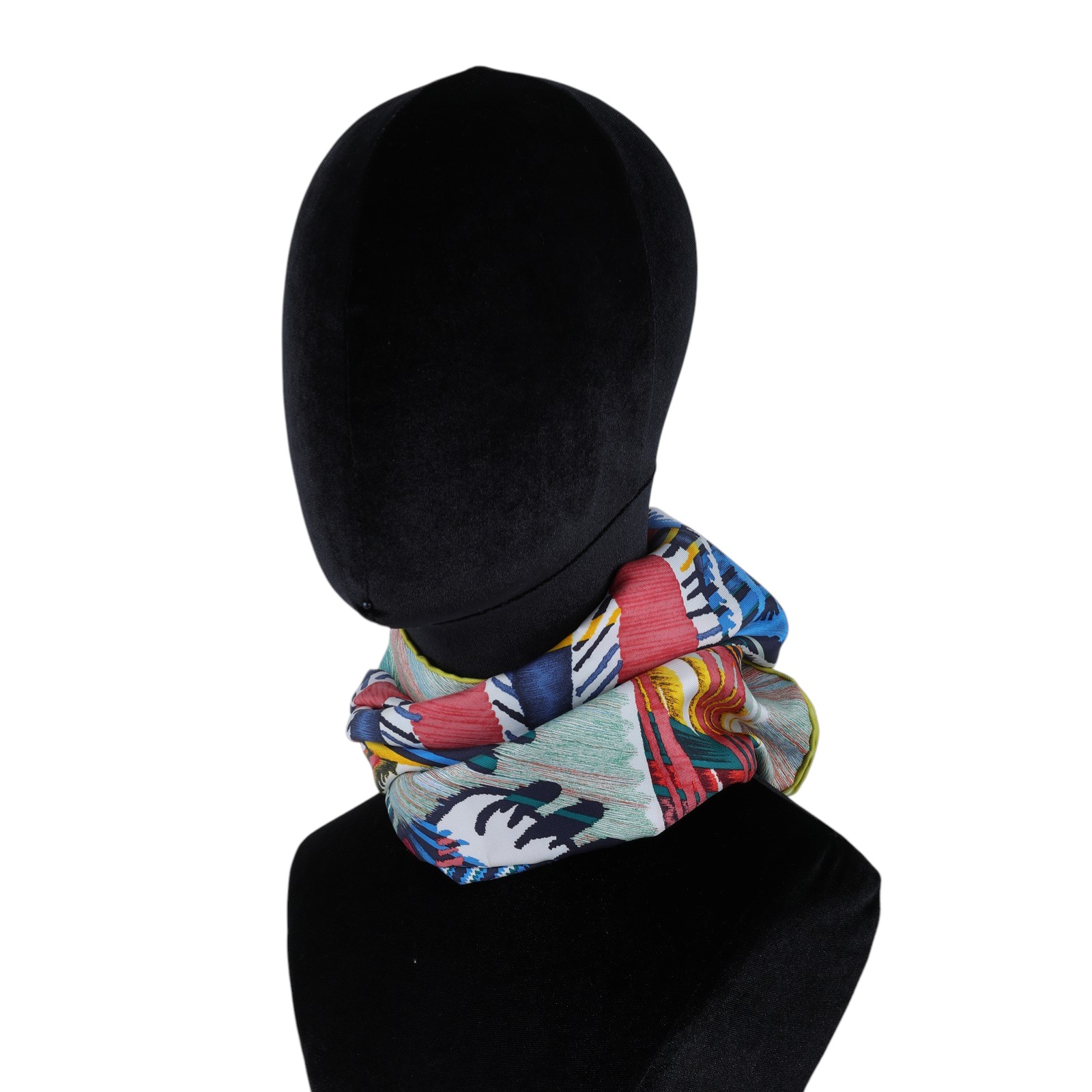 愛馬仕 Hermes LE CHAT CARRE 方巾 90 絲巾   繽紛貓咪LE CHAT CARRE方巾90X90 原廠盒子