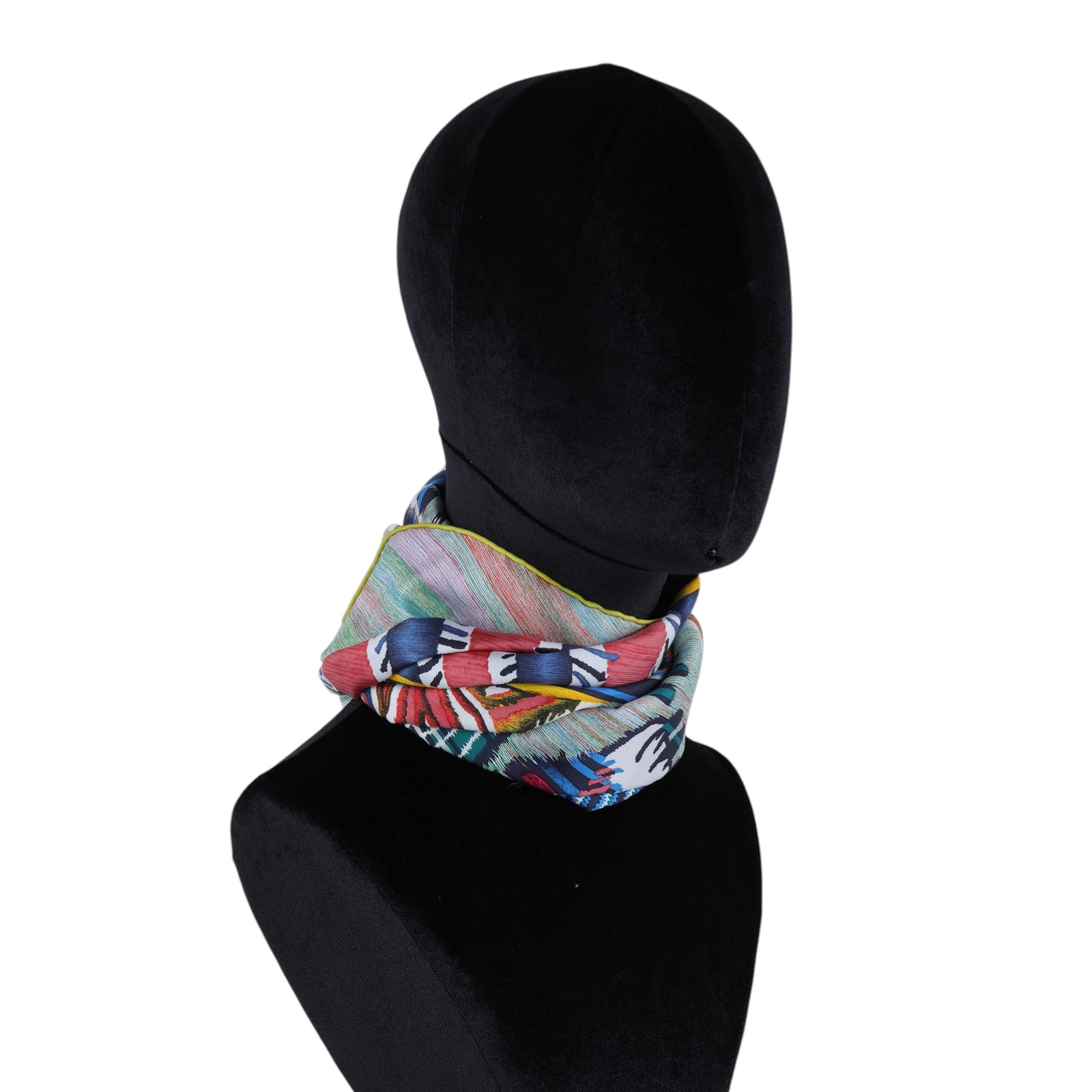 愛馬仕 Hermes LE CHAT CARRE 方巾 90 絲巾   繽紛貓咪LE CHAT CARRE方巾90X90 原廠盒子