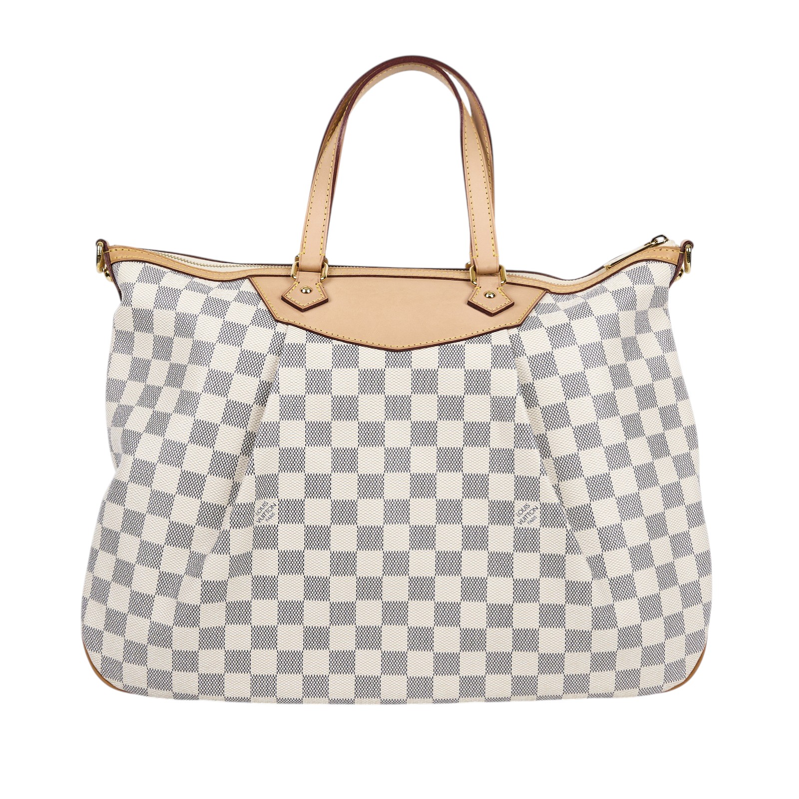 路易威登 LOUIS VUITTON SIRACUSA GM 肩背包 斜背包 兩用包 N41111 白棋盤SIRACUSA GM 防塵袋/STARP