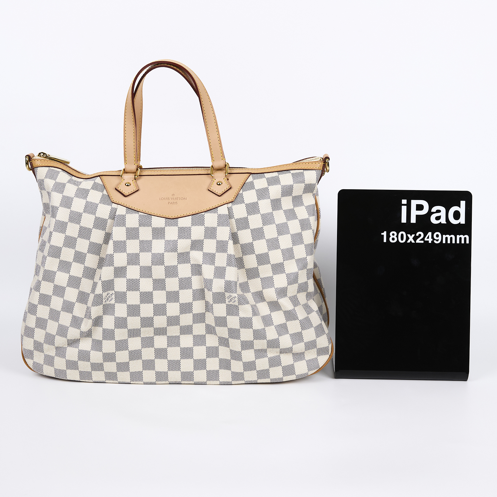 路易威登 LOUIS VUITTON SIRACUSA GM 肩背包 斜背包 兩用包 N41111 白棋盤SIRACUSA GM 防塵袋/STARP