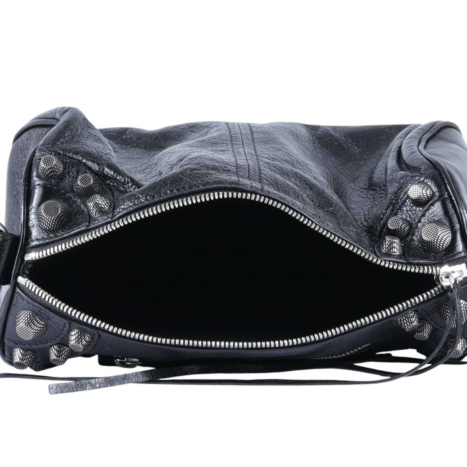 巴黎世家 BALENCIAGA Le cagole 圓筒包 771716210KR 黑仿舊Le Cagole圓筒包 防塵袋/購買證明正本