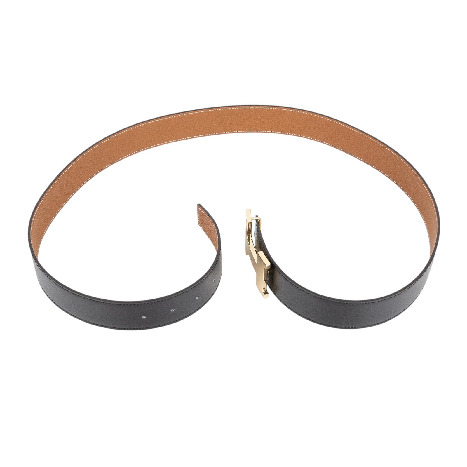 愛馬仕 Hermes Constance皮帶釦 38 mm 雙面皮革腰帶  H074562CUZ3pH077971CAAA105 /W CY 490 FB/ST 02 84  原廠盒子/防塵袋x2