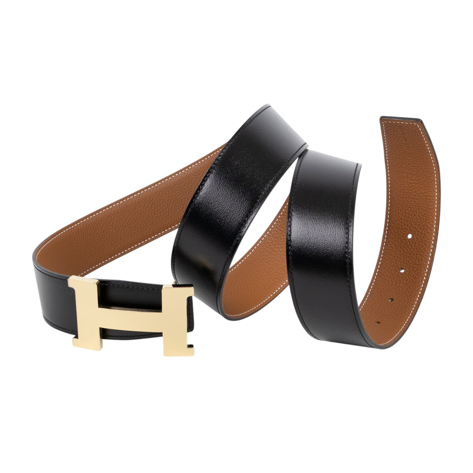 愛馬仕 Hermes Constance皮帶釦 38 mm 雙面皮革腰帶  H074562CUZ3pH077971CAAA105 /W CY 490 FB/ST 02 84  原廠盒子/防塵袋x2