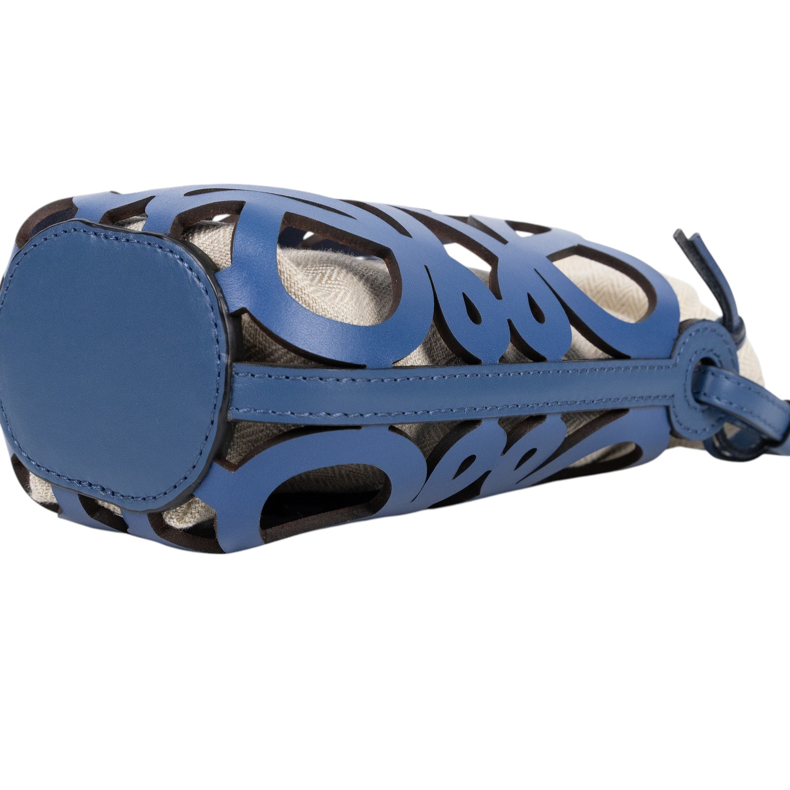 羅意威 LOEWE Anagram Cutout Pocket 水桶包 C922Y62X02 藍ANAGRAM CUT-OUT 小水桶 防塵袋/購買證明正本