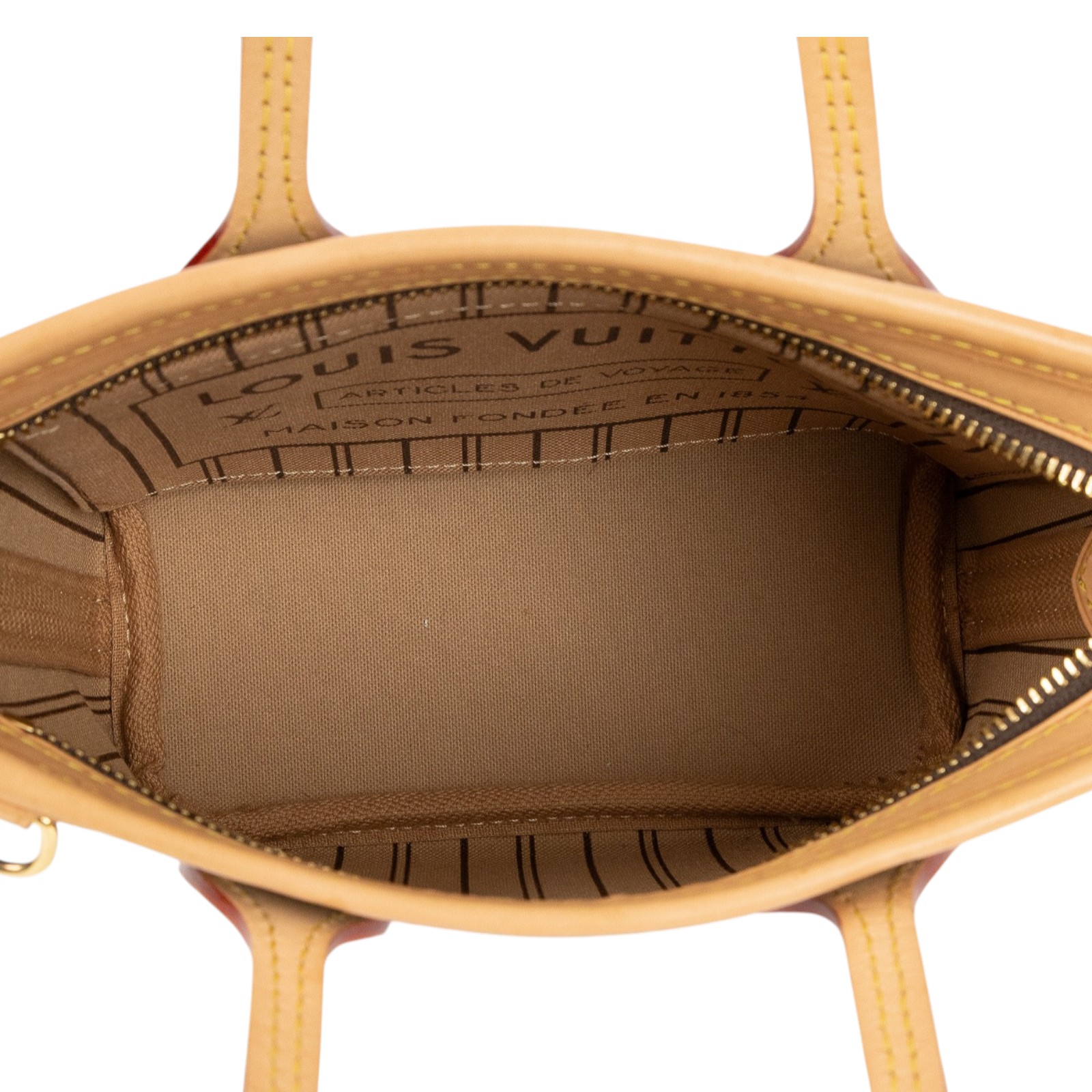 路易威登 LOUIS VUITTON Neverfull BB 單肩包 托特包 M46705 晶片款 原花NEVERFULL BB STARP/內袋/防塵袋