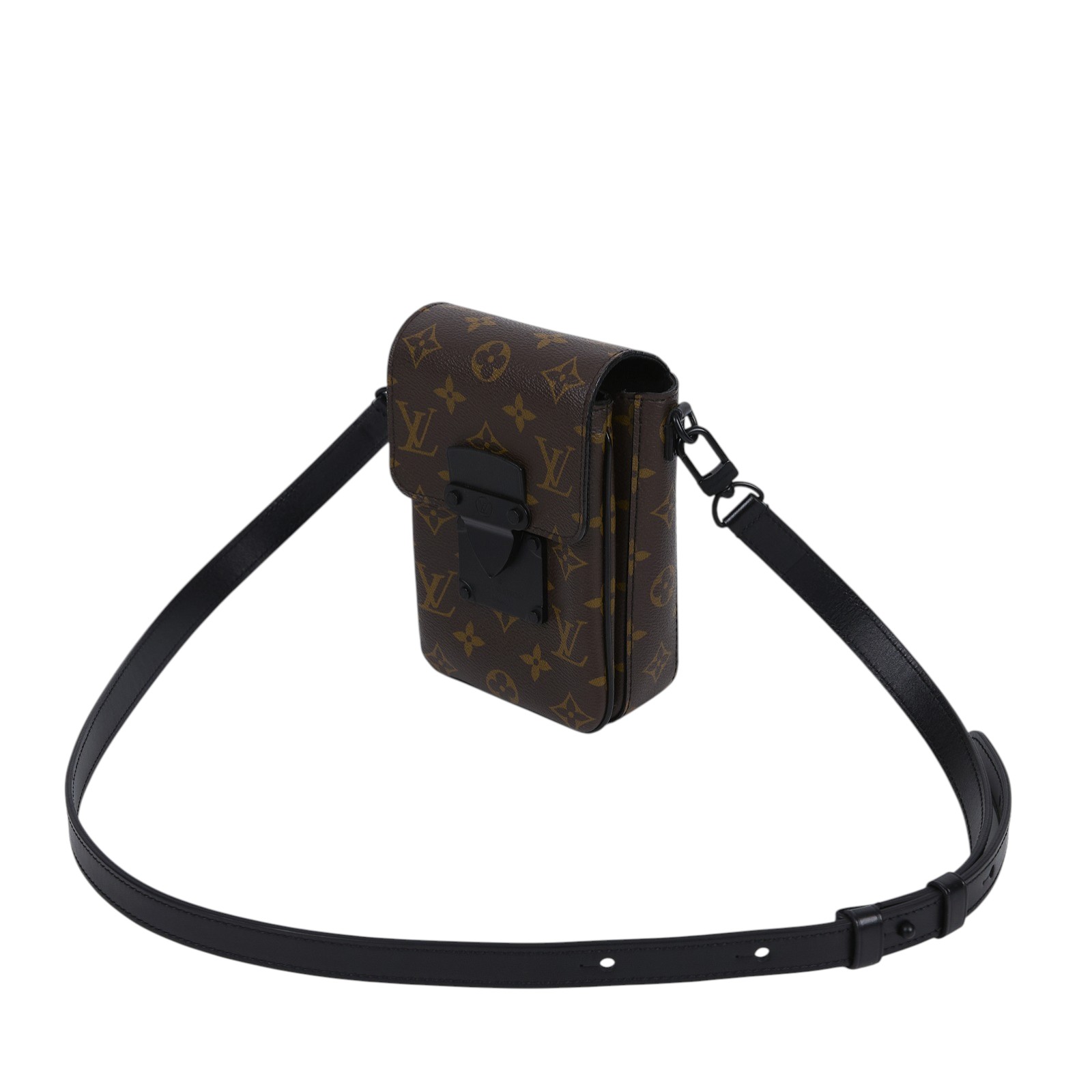 路易威登 LOUIS VUITTON S-Lock 直式隨身錢包 M81522 晶片款 原花S-LOCK直式隨身錢包 防塵袋/購買證明影本