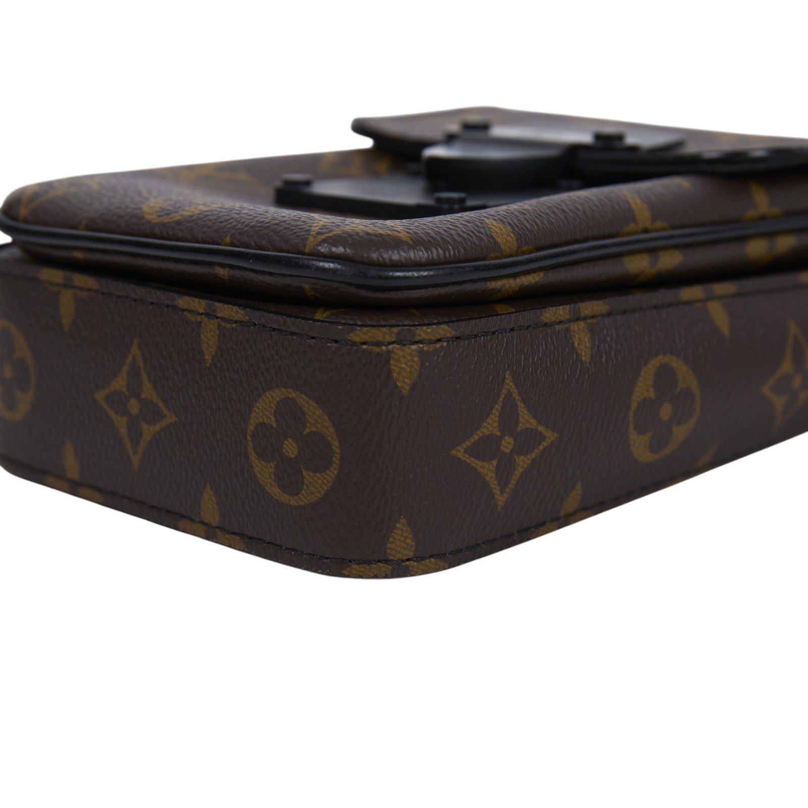 路易威登 LOUIS VUITTON S-Lock 直式隨身錢包 M81522 晶片款 原花S-LOCK直式隨身錢包 防塵袋/購買證明影本