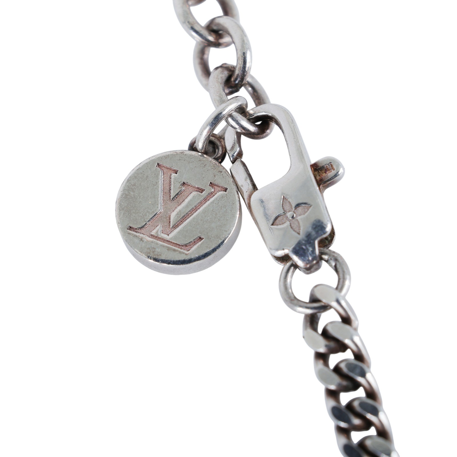 路易威登 LOUIS VUITTON LV Spike 吊飾 項鍊  M01717 SPIKE吊飾項鍊 防塵袋/原廠盒子/購買證明正本