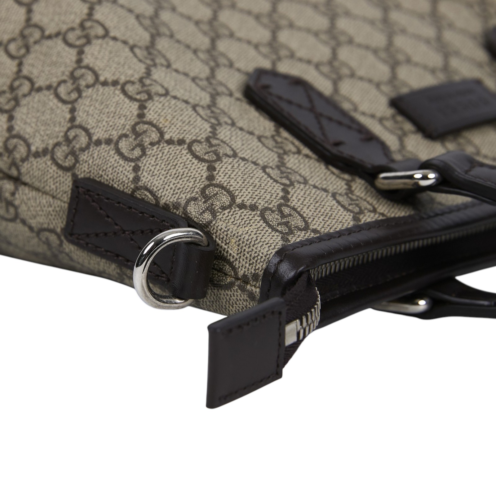 古馳 GUCCI Tote GG 手提包 斜背包 托特包 429019 深咖GG紋小款手提包 背帶