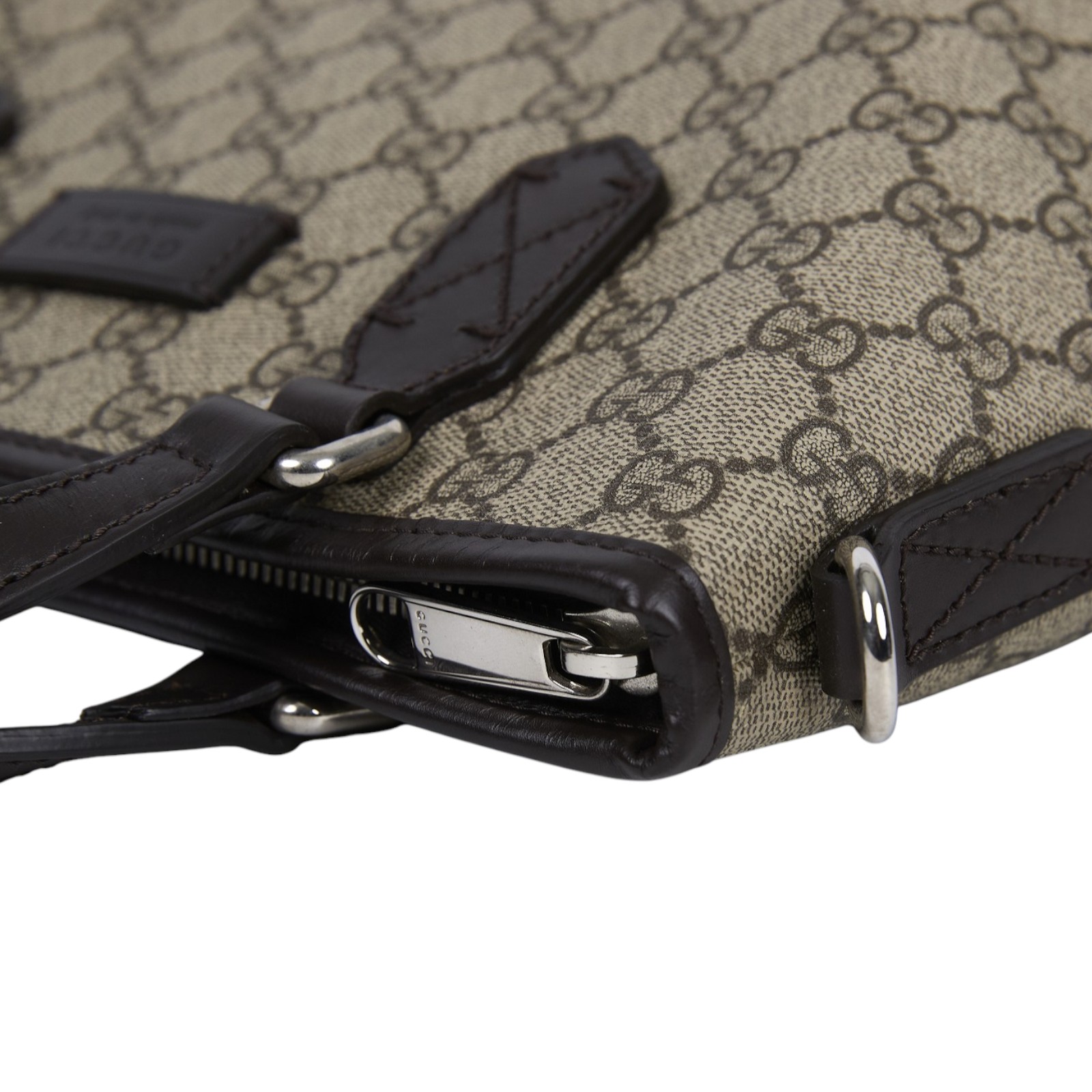 古馳 GUCCI Tote GG 手提包 斜背包 托特包 429019 深咖GG紋小款手提包 背帶