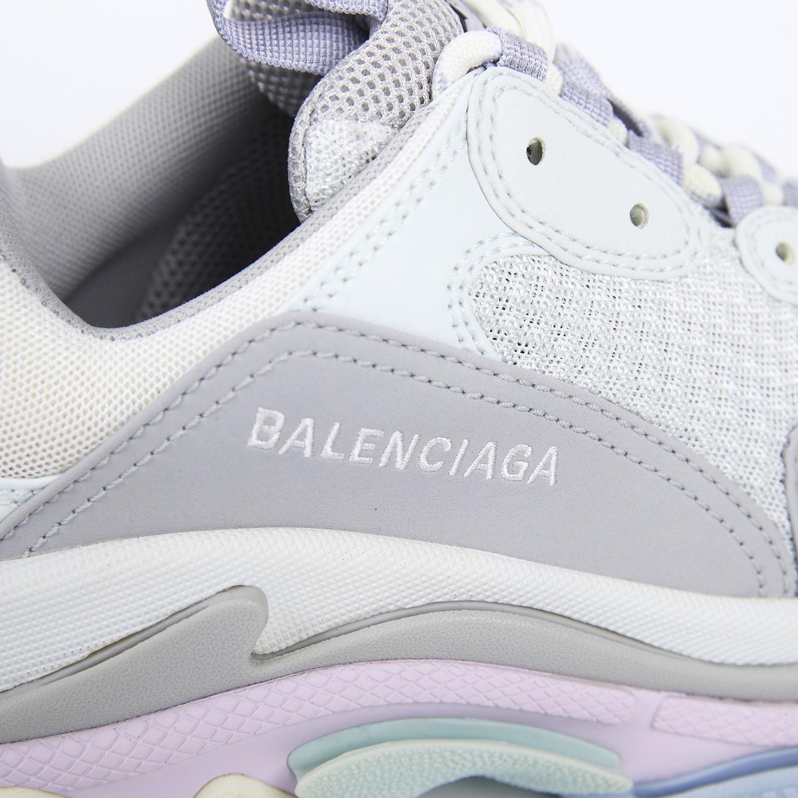 巴黎世家 BALENCIAGA Triple S Clear Sole 運動鞋 老爹鞋 524039W2CA1_39  原廠盒子/防塵袋/鞋帶