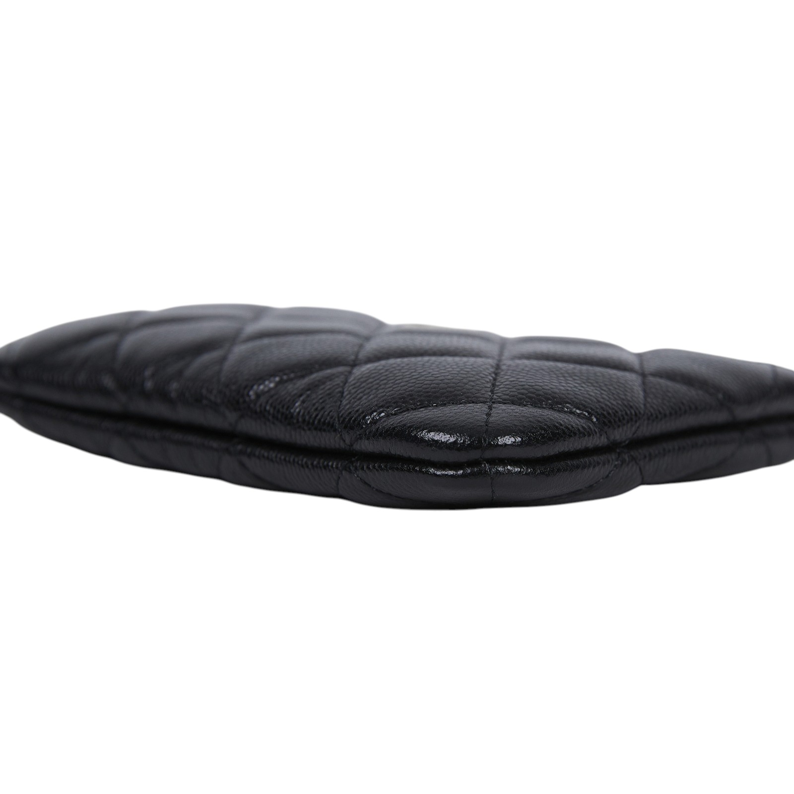 香奈兒 CHANEL 手拿包 隨身包 零錢包 小皮件 A82365 31開黑荔枝一字拉POUCH 防塵袋/原廠盒子/保證卡