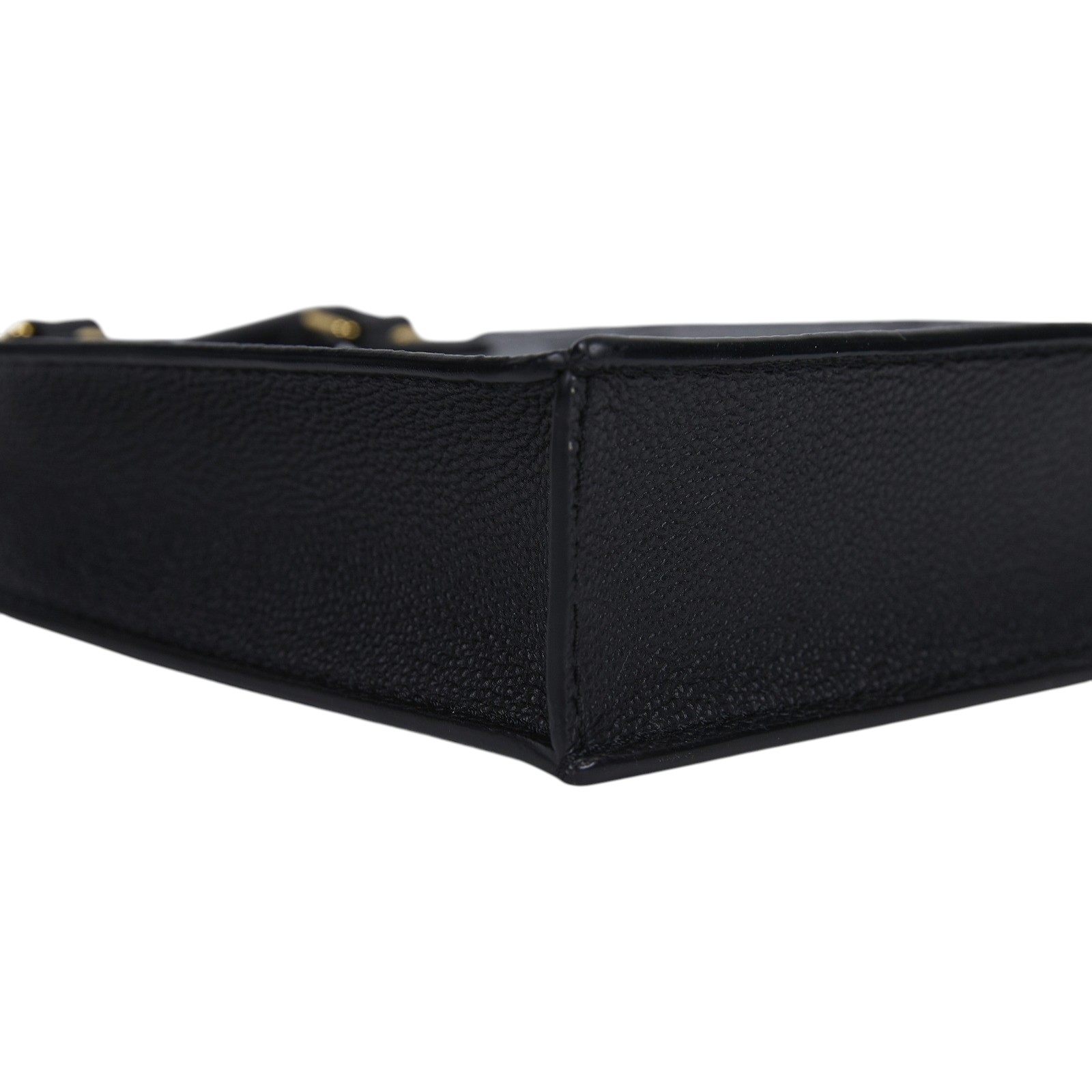 路易威登 LOUIS VUITTON Petit Sac Plat 黑色壓紋 迷你 琴譜包 M81417 晶片款  原廠盒子/防塵袋/購買證明正本/背帶