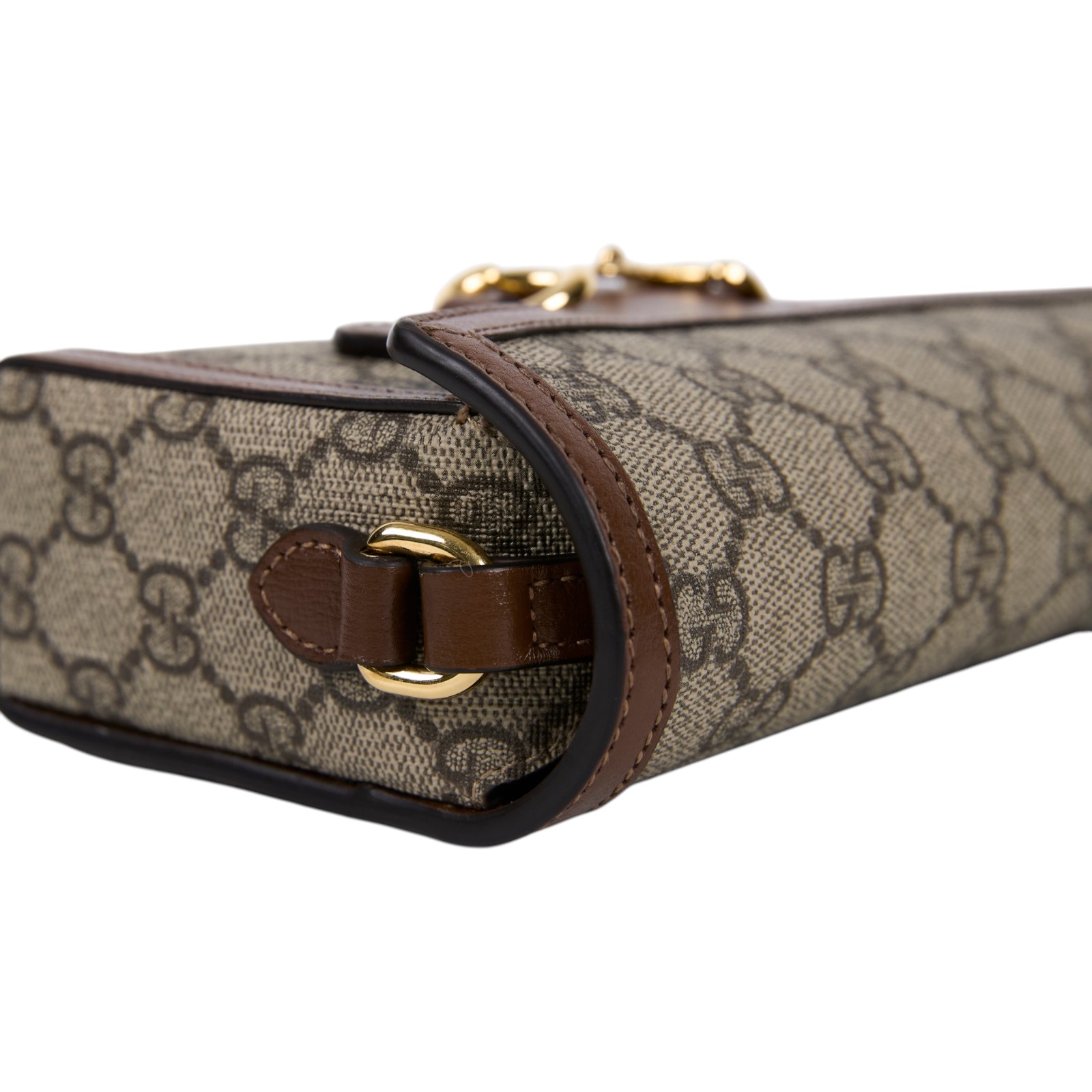 古馳 GUCCI Horsebit 1955 馬銜扣 迷你袋 斜背包 烏木色 699296 92TCG 棕1955 HORSEBIT MINI 原廠盒子/防塵袋