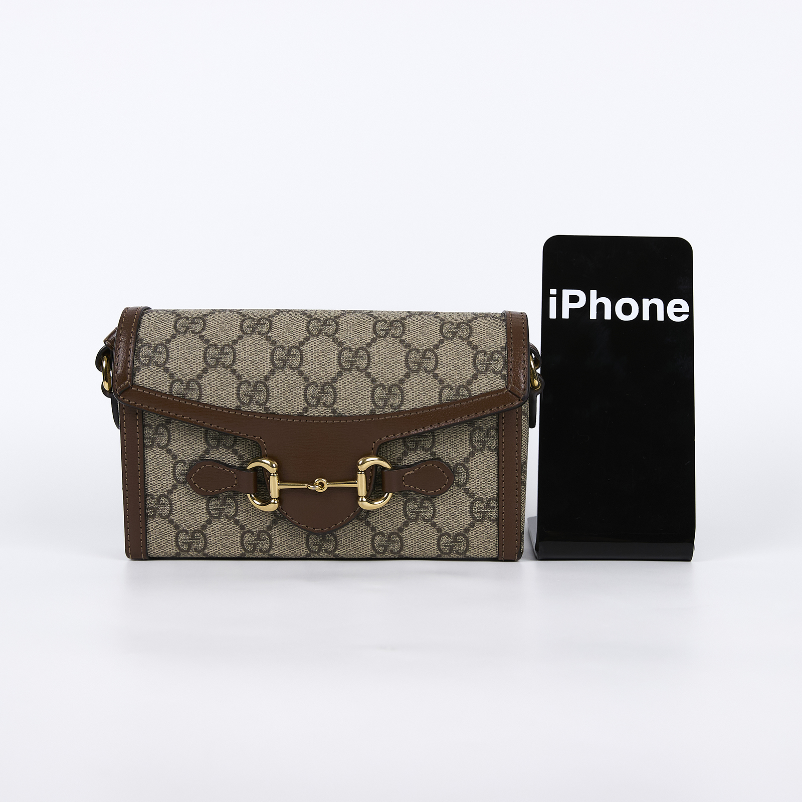 古馳 GUCCI Horsebit 1955 馬銜扣 迷你袋 斜背包 烏木色 699296 92TCG 棕1955 HORSEBIT MINI 原廠盒子/防塵袋