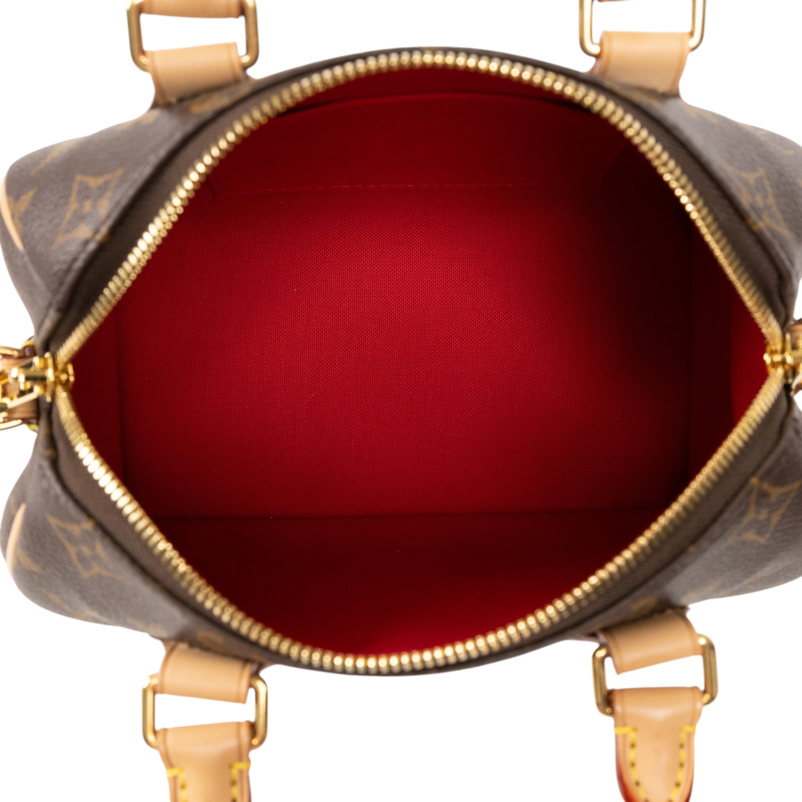 路易威登 LOUIS VUITTON Speedy Bandoulière 20 米色 帆布 手提 斜背 波士頓包 M46222 晶片款  原廠盒子/背帶/鎖組/購買證明正本