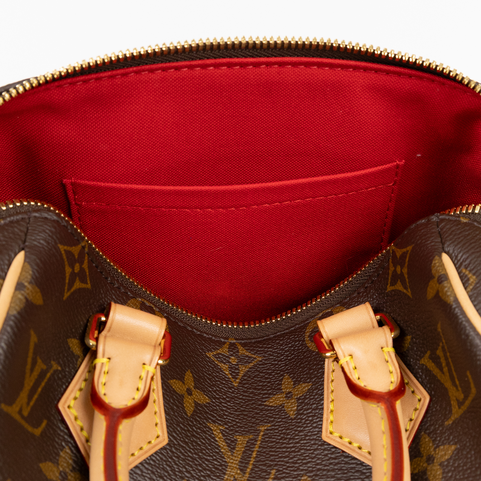 路易威登 LOUIS VUITTON Speedy Bandoulière 20 米色 帆布 手提 斜背 波士頓包 M46222 晶片款  原廠盒子/背帶/鎖組/購買證明正本