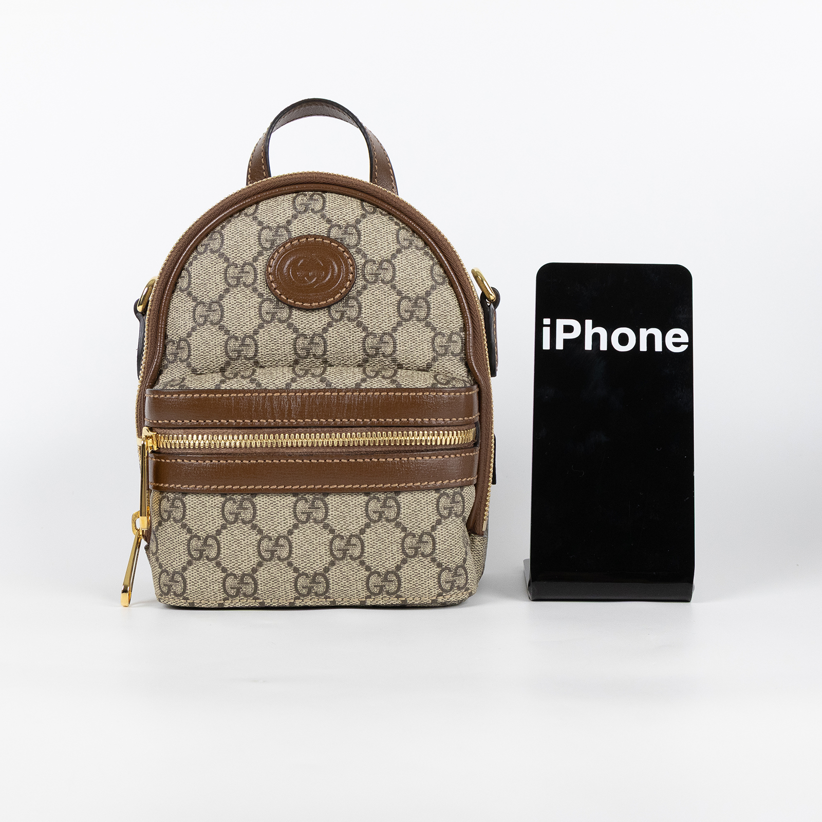 古馳 GUCCI GG Supreme 手提包 腰包 斜背包 725654 92TCG 咖GG 2WAY包 背帶