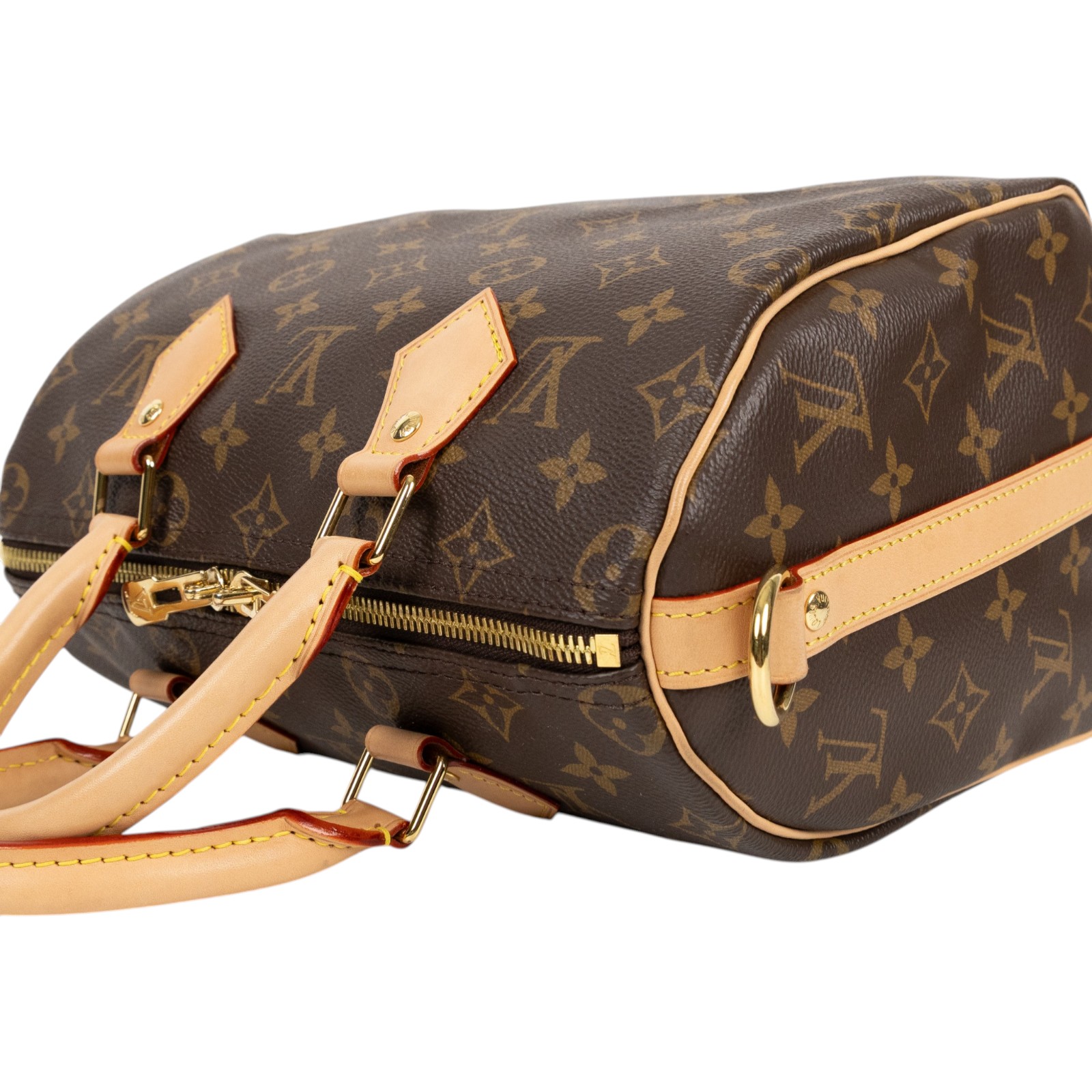路易威登 LOUIS VUITTON Speedy Bandoulière 25  波士頓包 手提包 經典帆布 M46977 晶片款  原廠盒子/防塵袋/背帶/鎖組