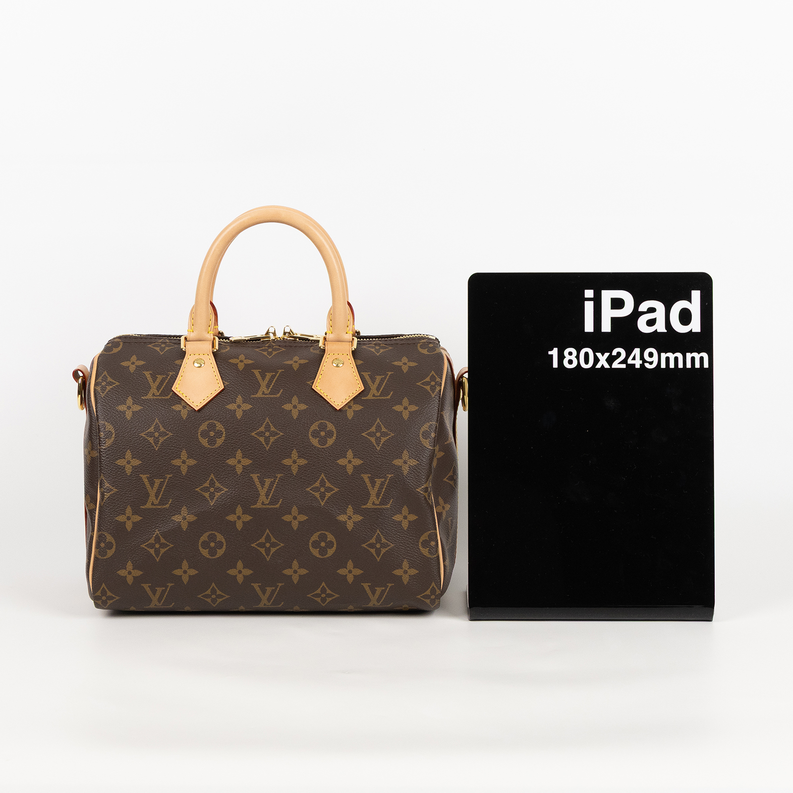 路易威登 LOUIS VUITTON Speedy Bandoulière 25  波士頓包 手提包 經典帆布 M46977 晶片款  原廠盒子/防塵袋/背帶/鎖組