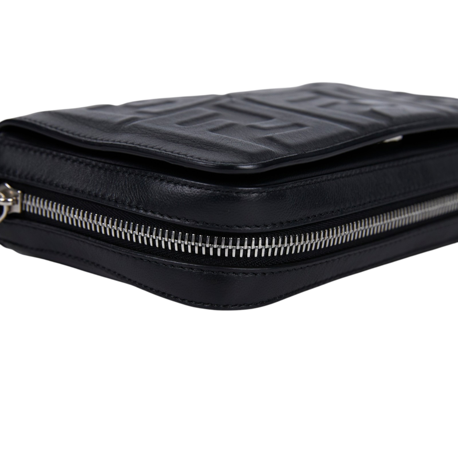 芬迪 FENDI 斜背包 相機包 7M0299A72V 黑FF壓紋ZUCCA斜背包 原廠盒子/防塵袋/背帶