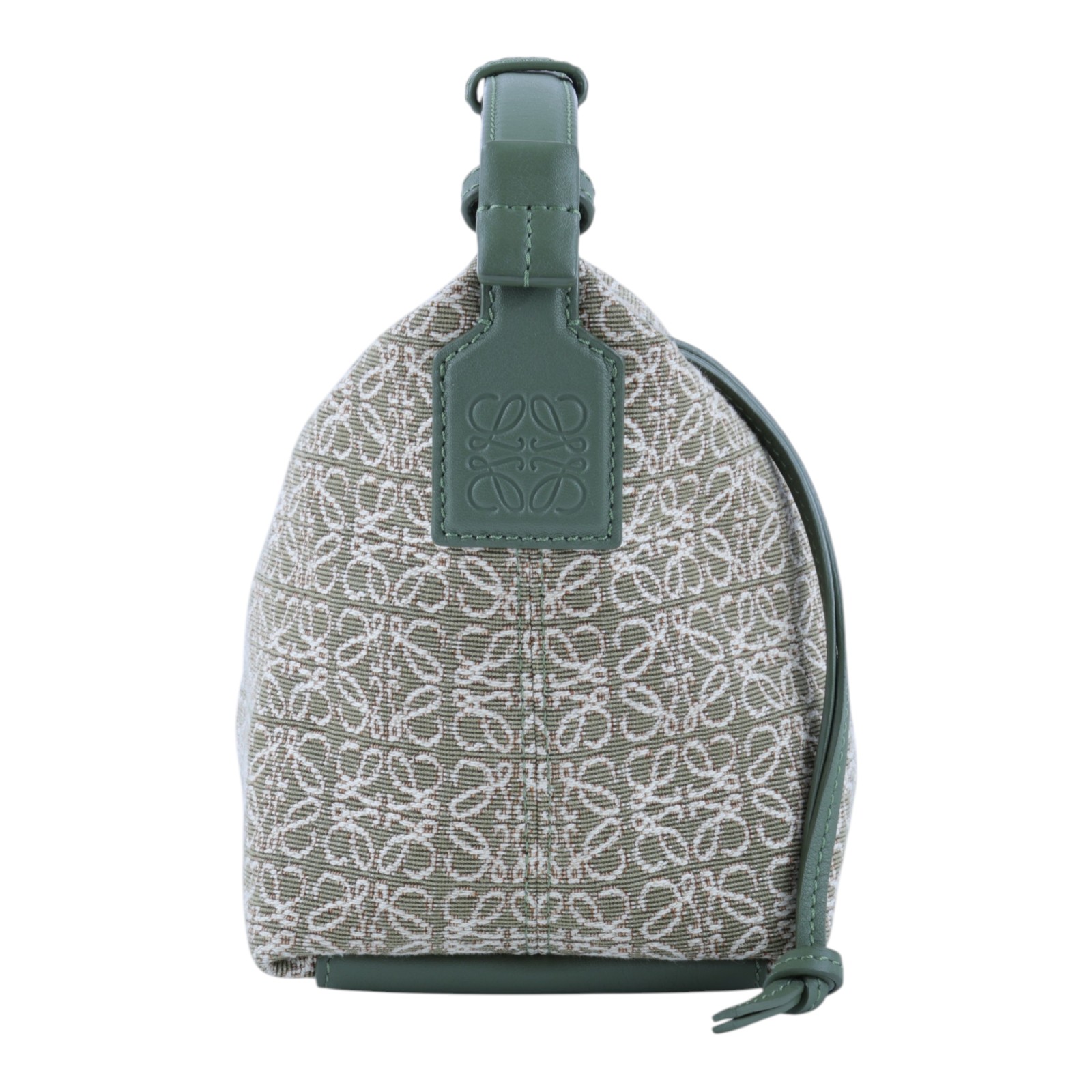 羅意威 LOEWE Cubi Anagram 小型 緹花布 手提包 A906K75X06 綠CUBI ANAGRAM 無附屬品